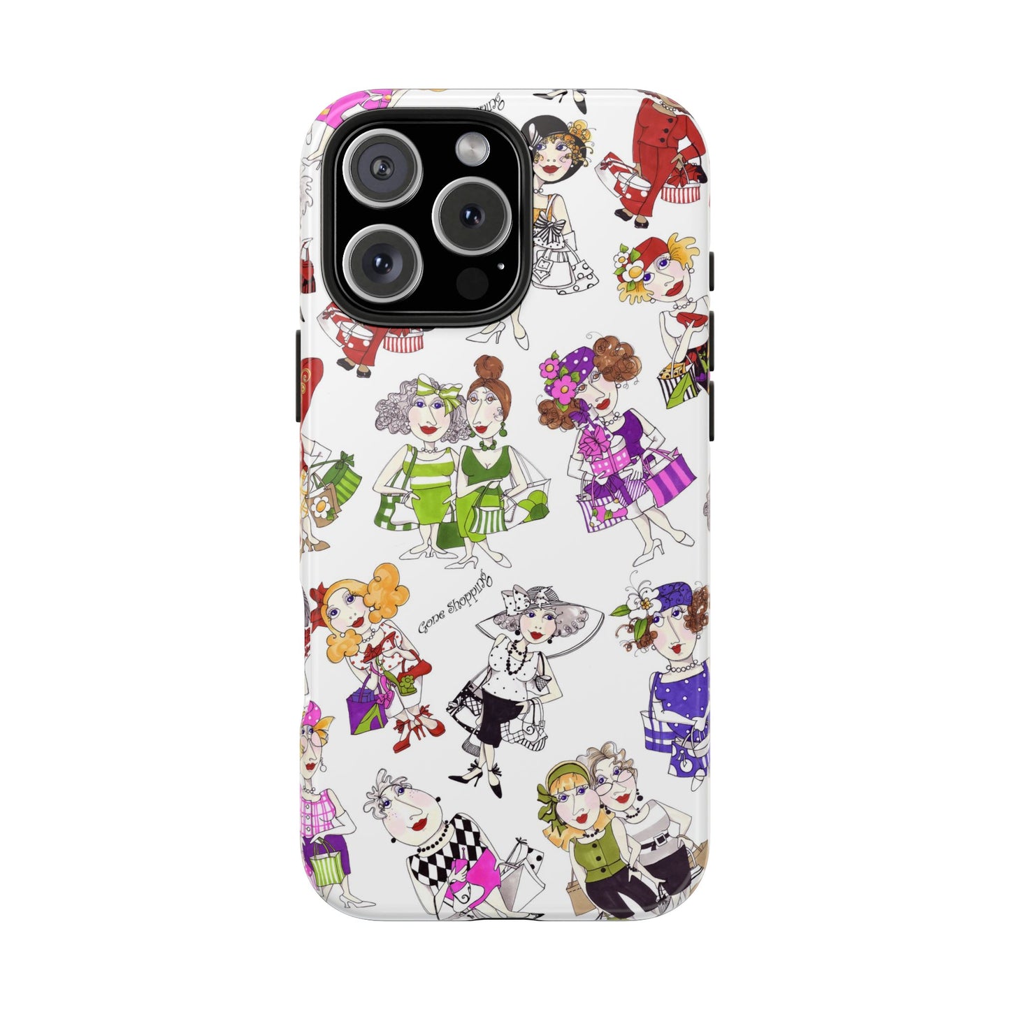 Gone Shopping Tossed White Phone Case