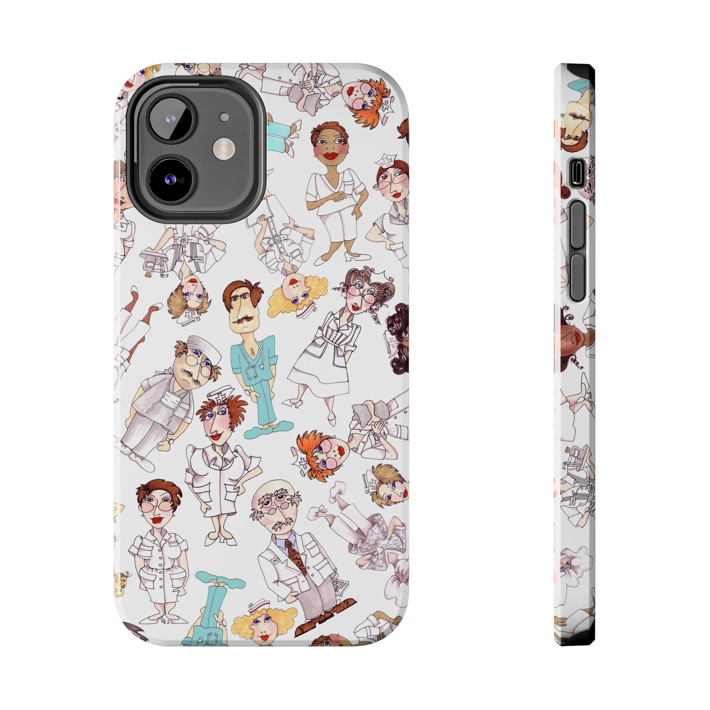 Happy Staff White Phone Case