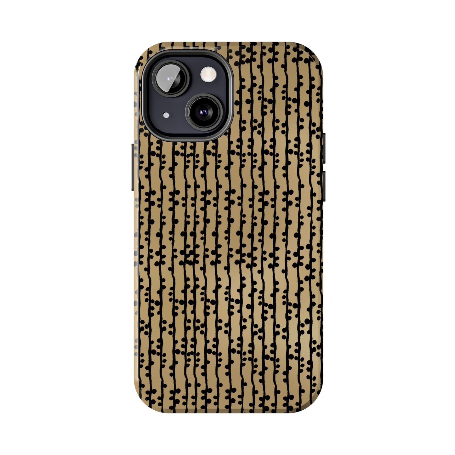 Loopy Stripe Tan Phone Case