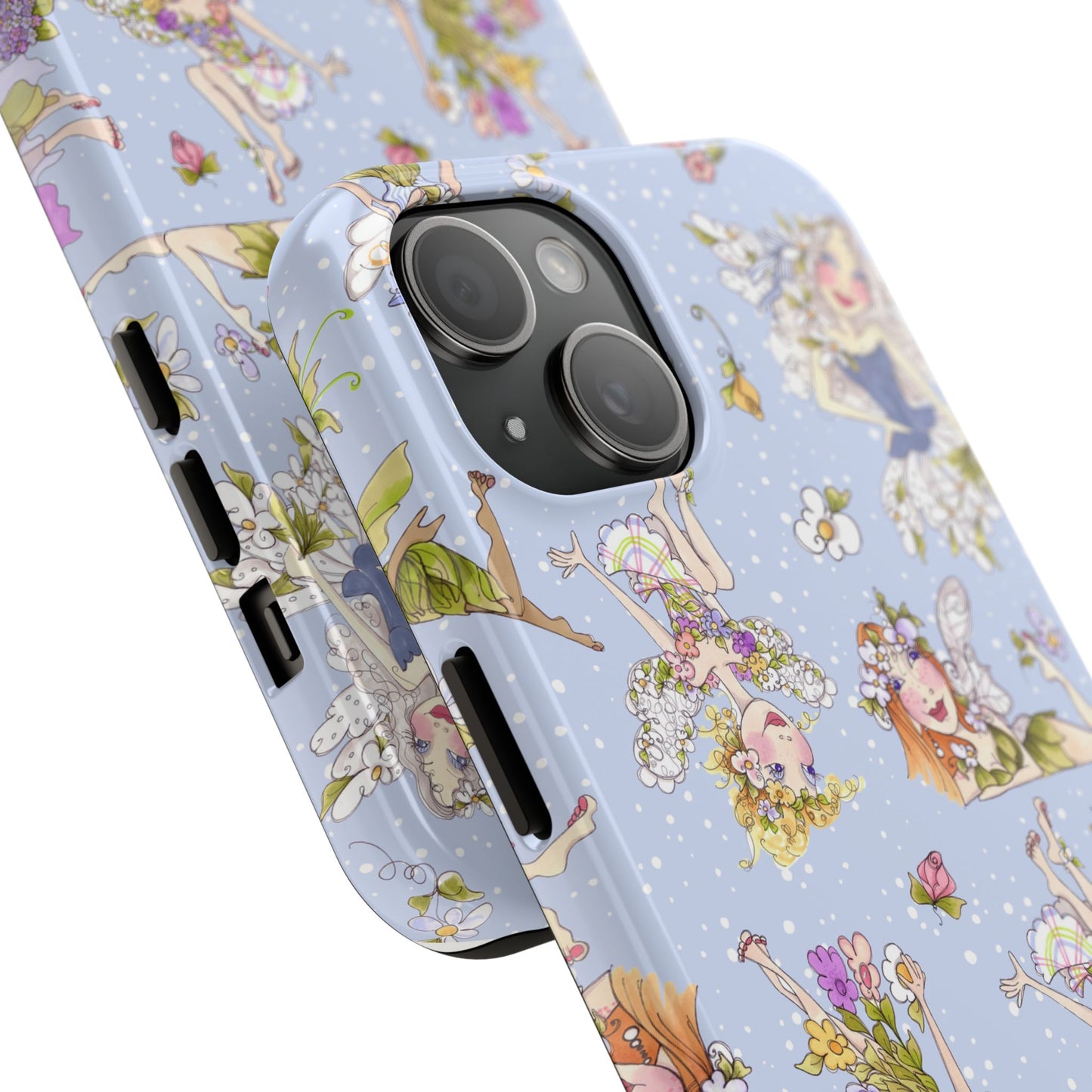 Tossed Fairies Blue Phone Case