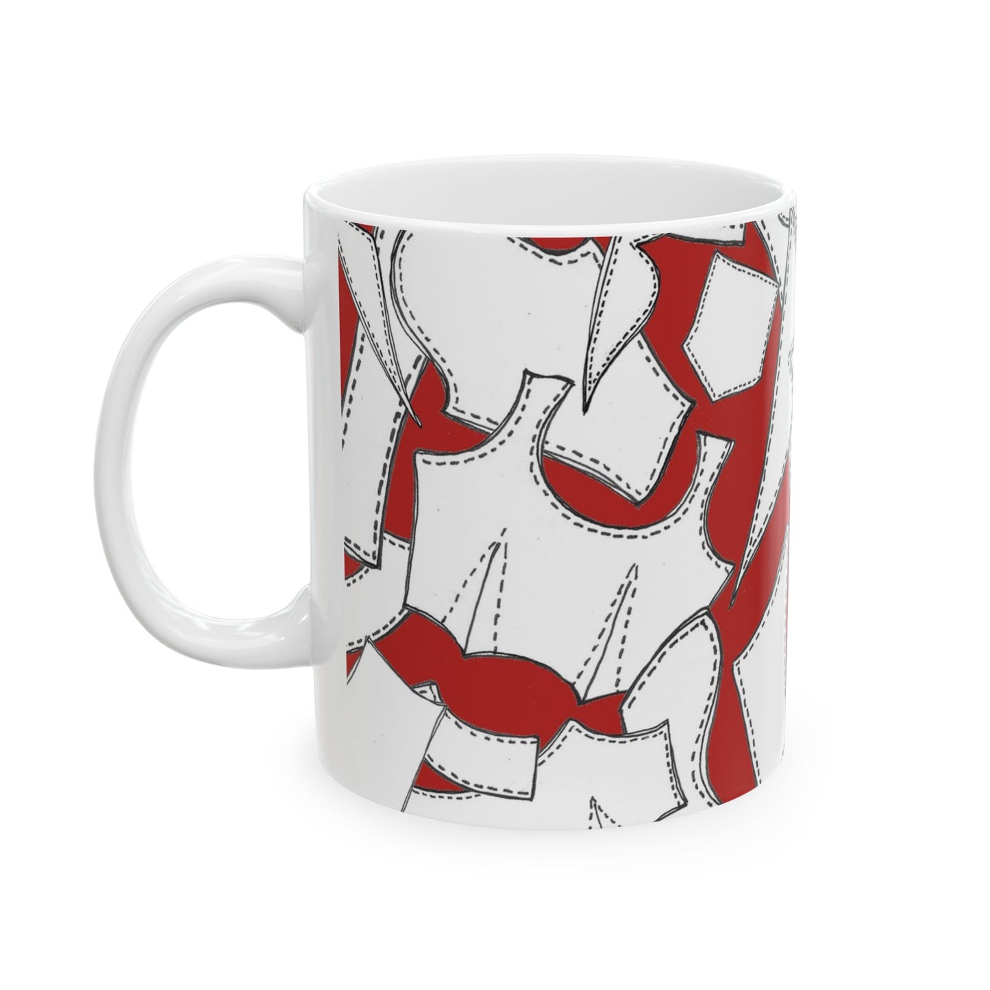 Pattern Pieces Red Cup