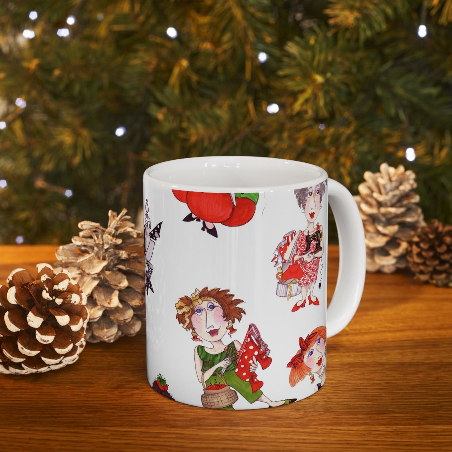 Sewphisticates White Cup