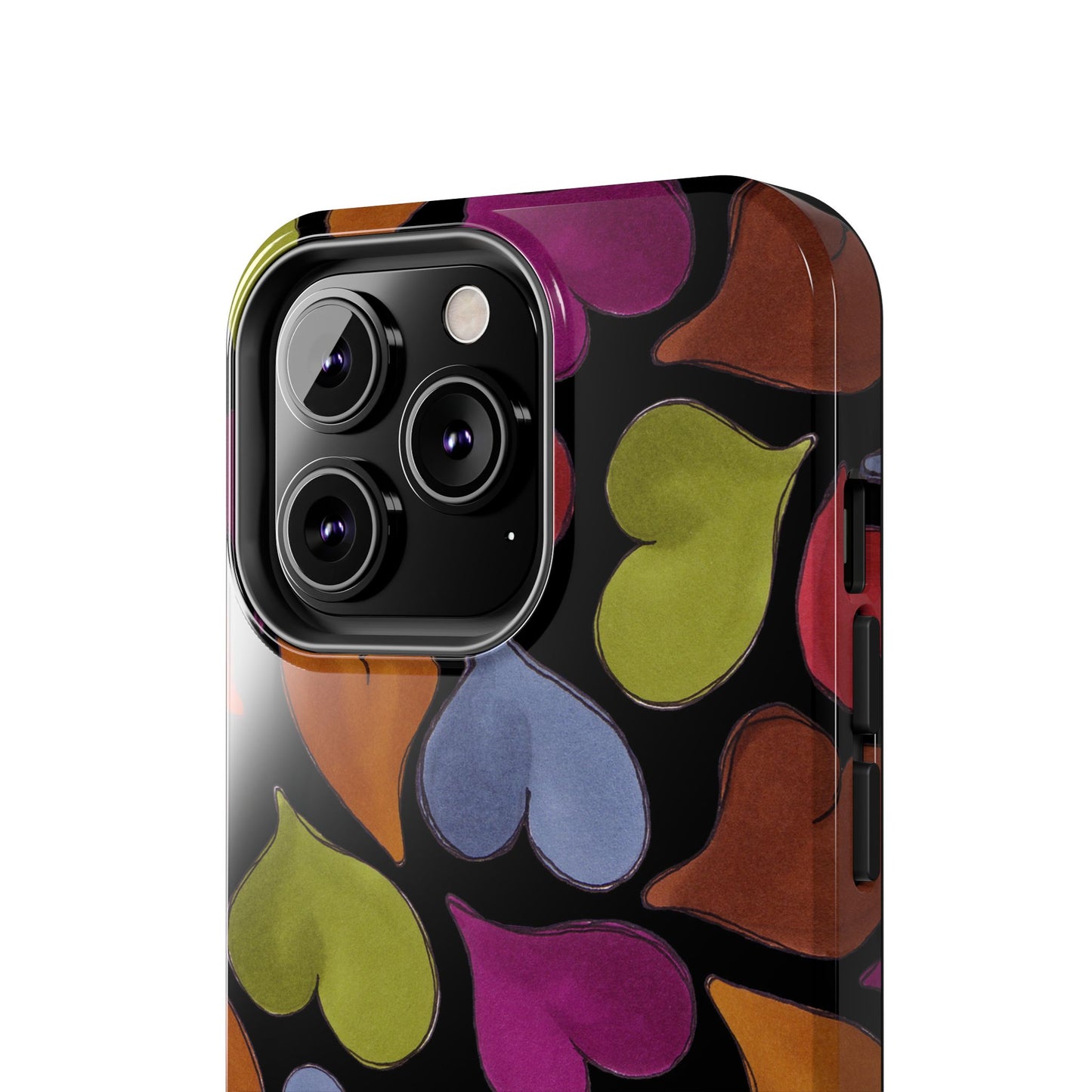 Big Hearted Black Phone Case