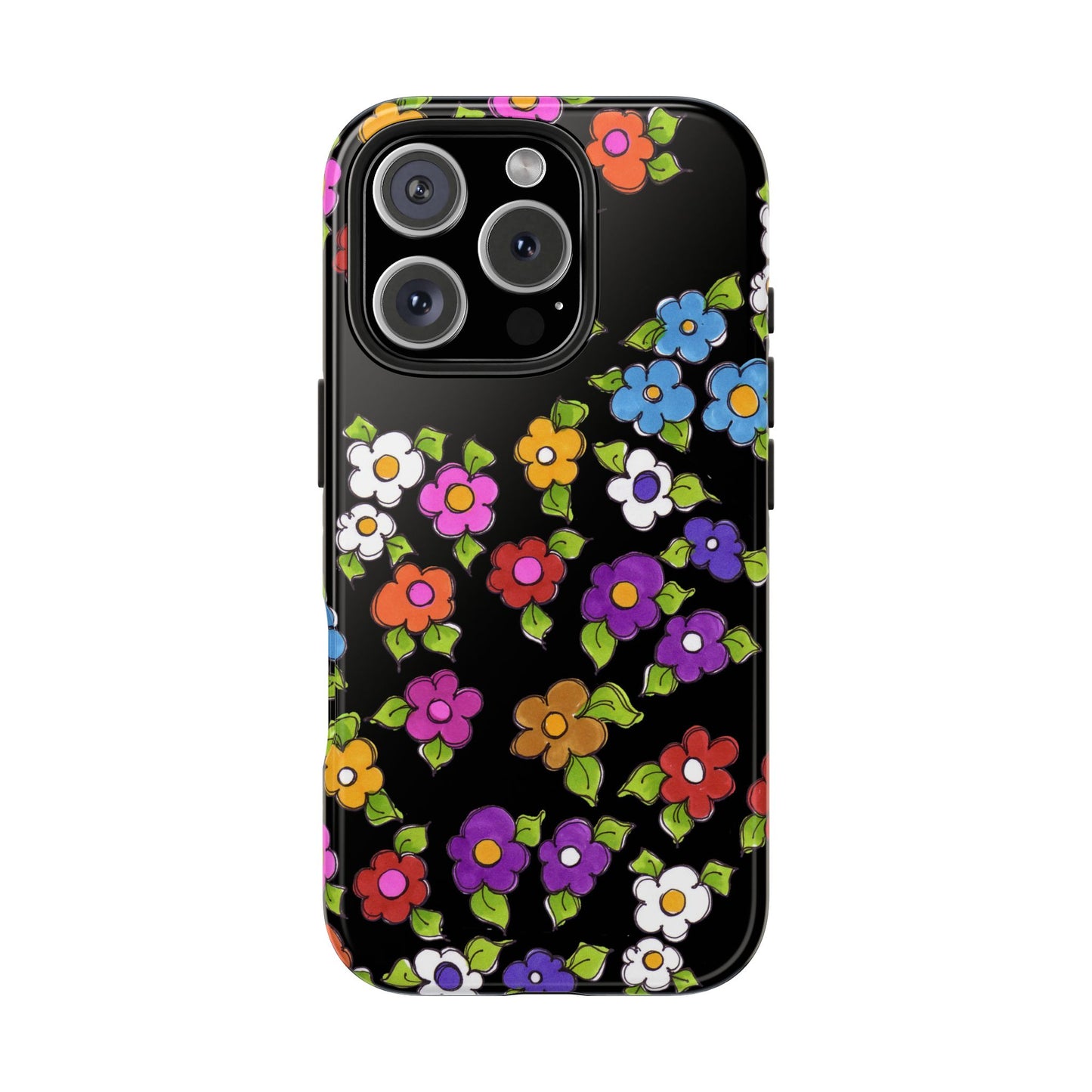 Fancy Dog Daisies Phone Case