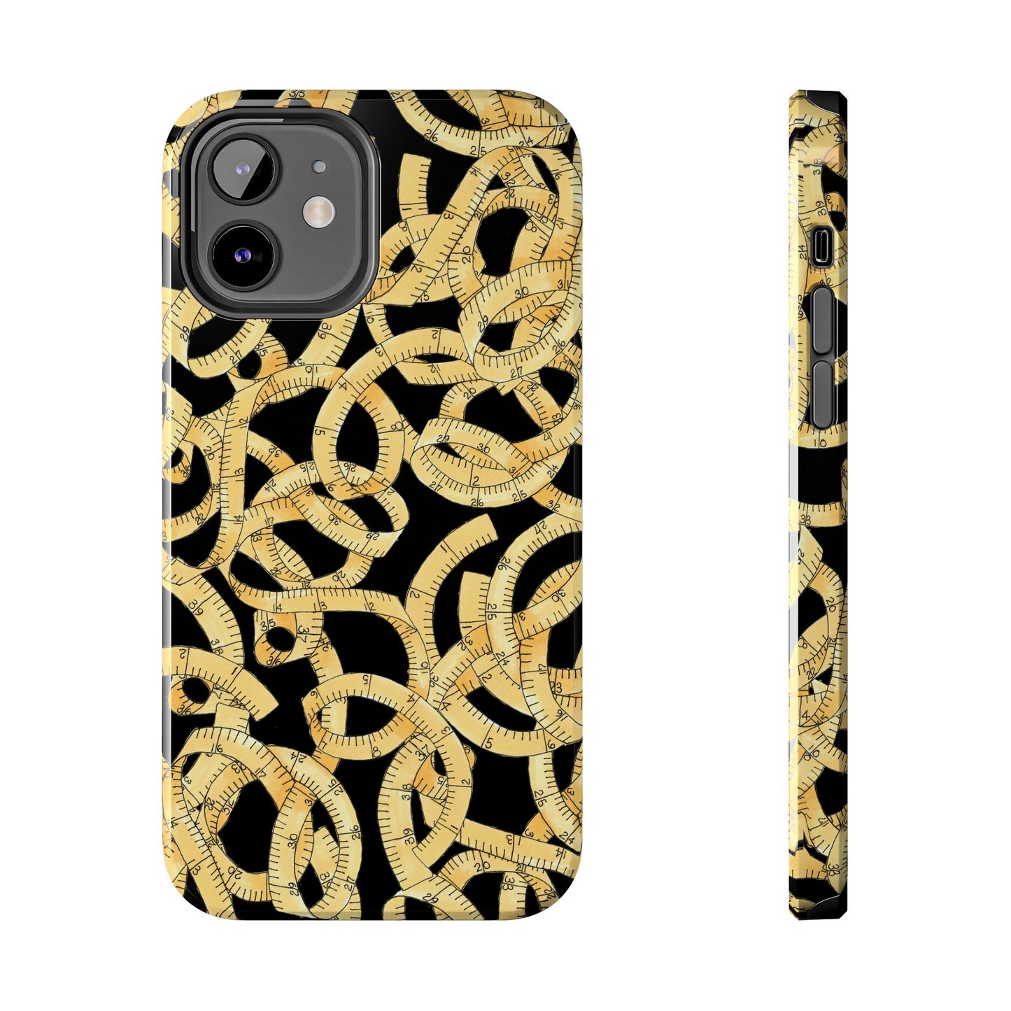 Tape Tangle Black Phone Case