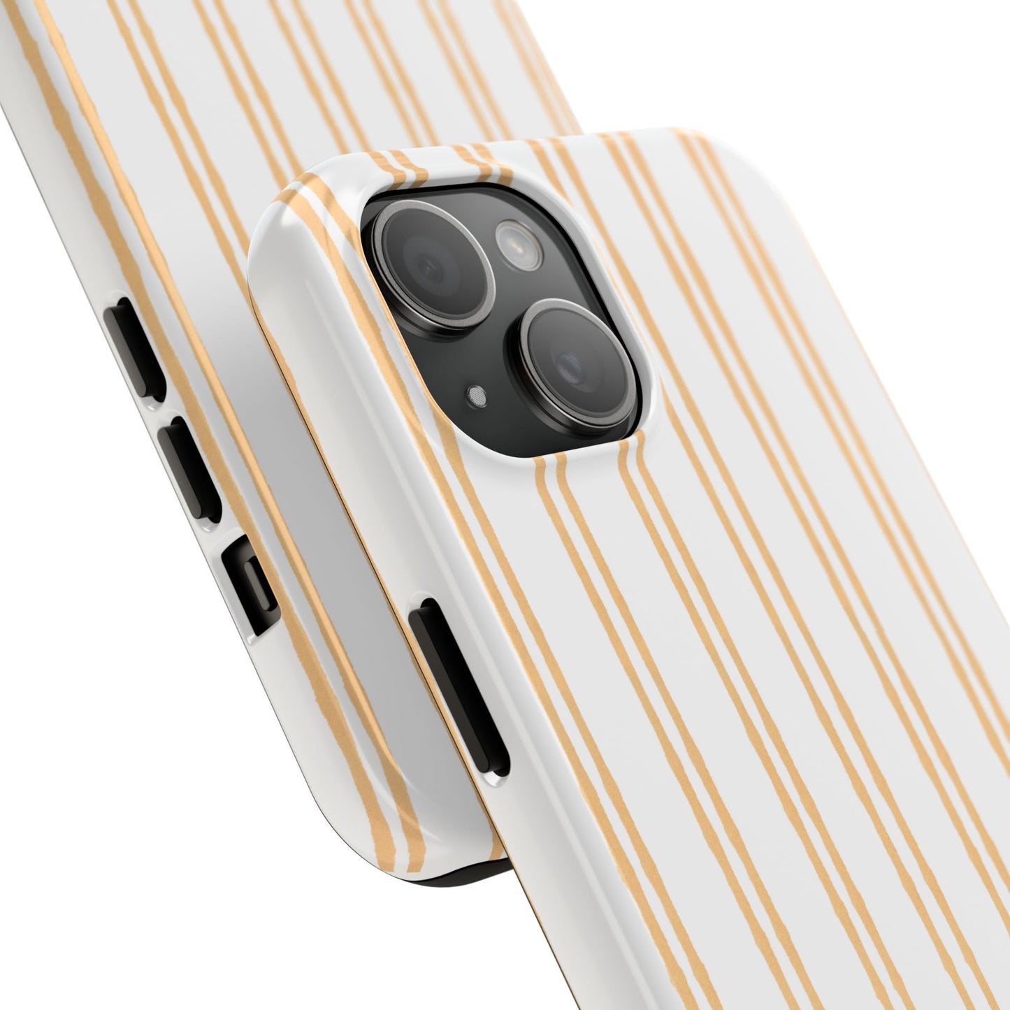 Double Stripe Yellow Phone Case