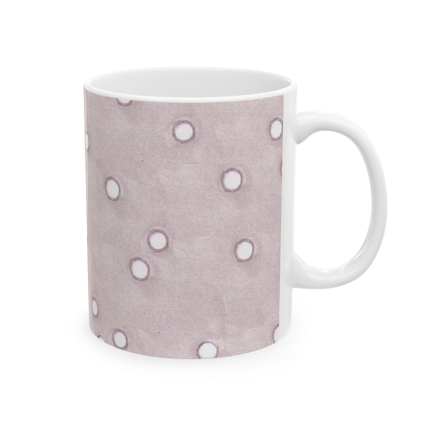 Dinky Dots Silver / White Cup