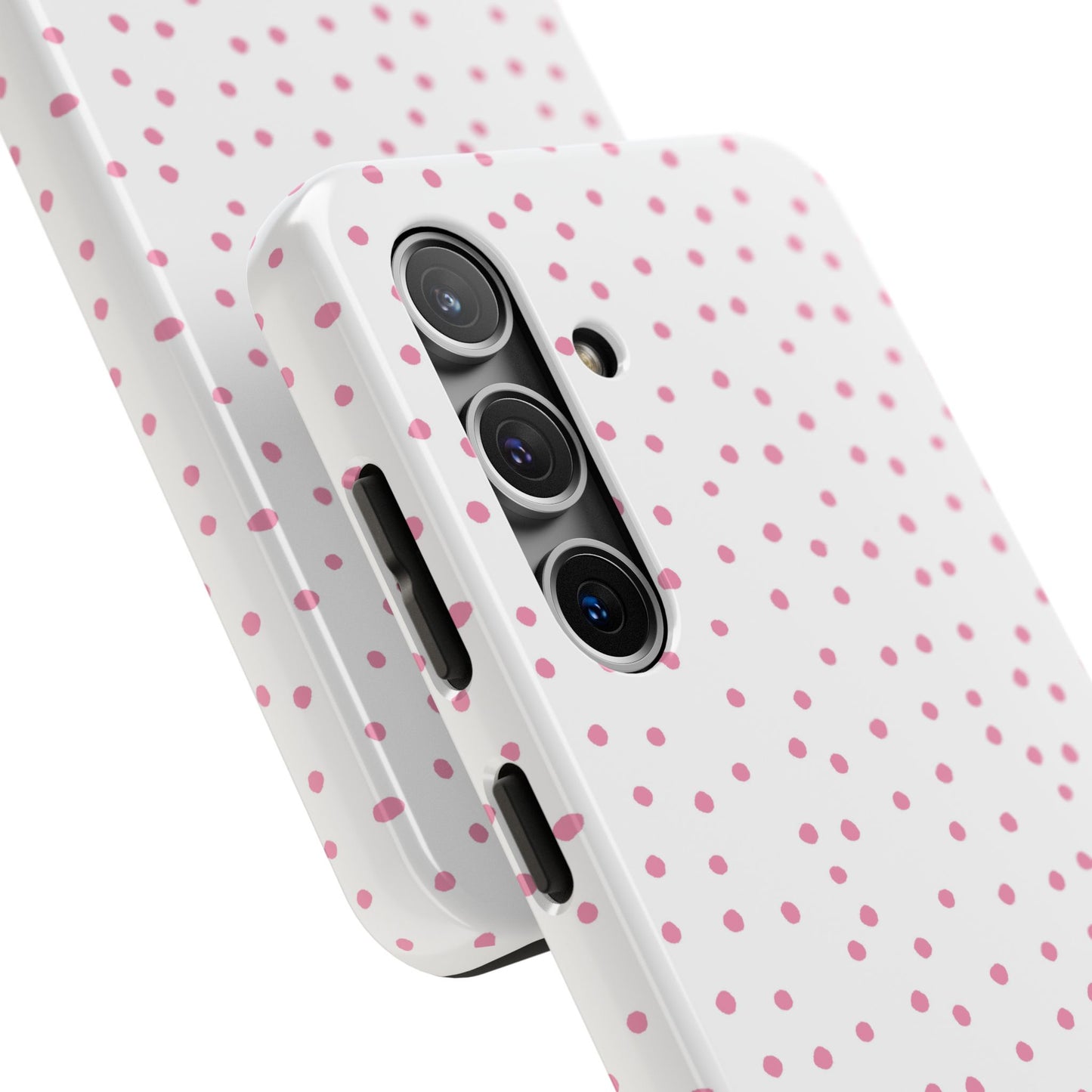 Dinky Dots White / Pink Phone Case