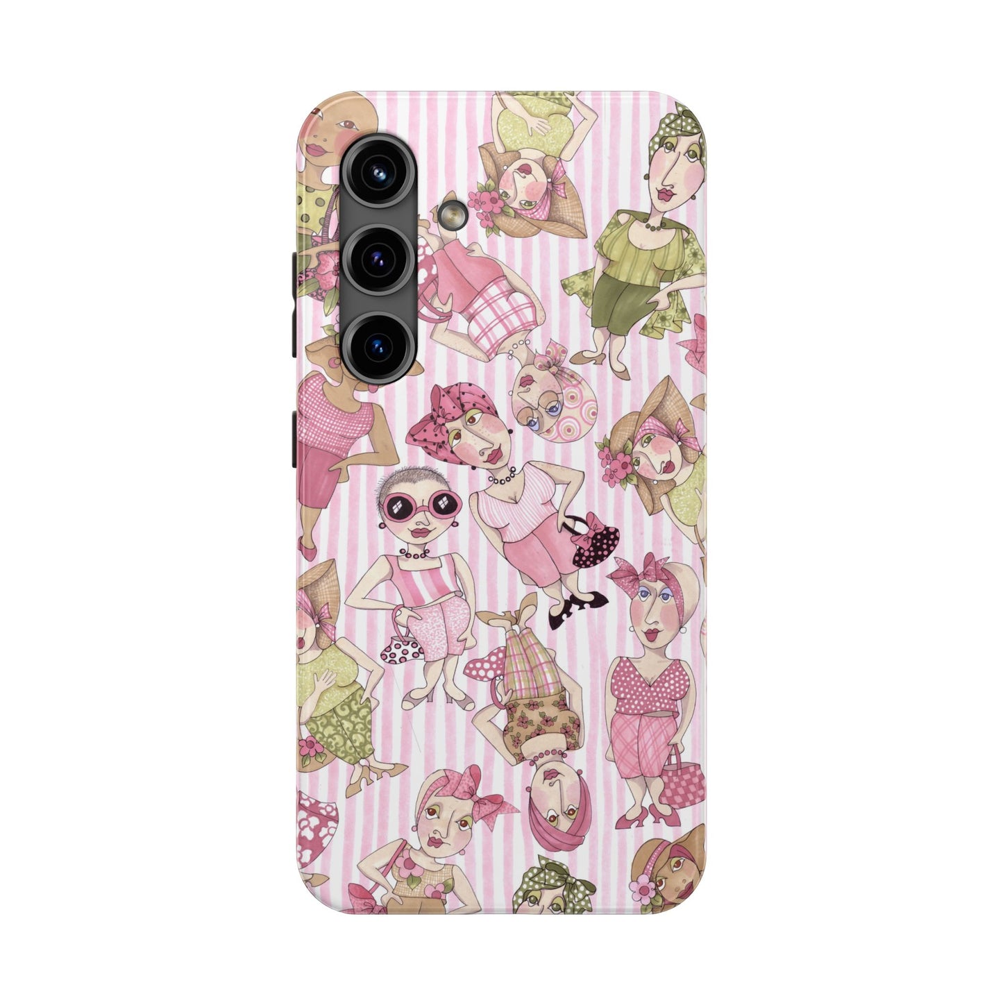 Tossed Ladies Pink Phone Case