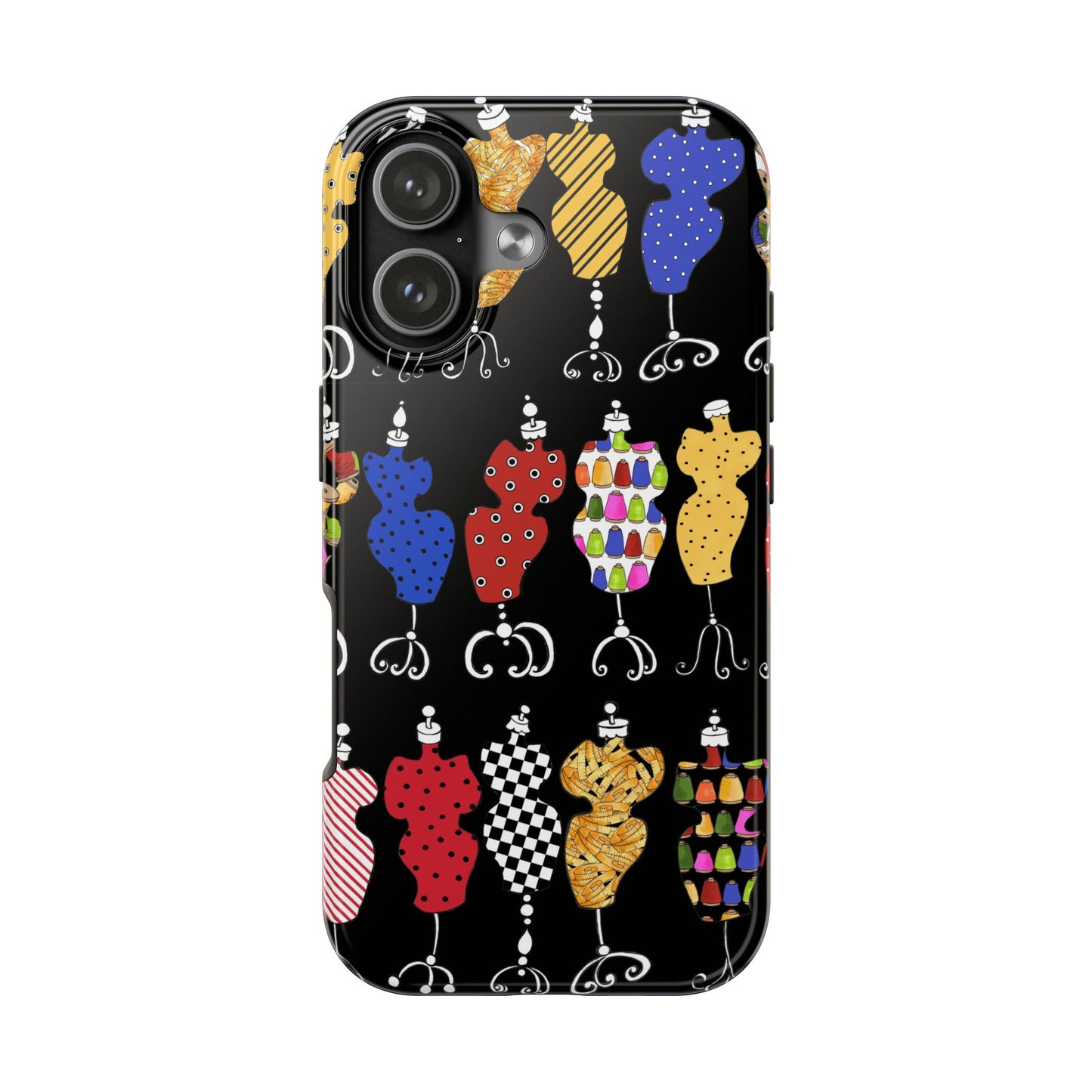 Go Figure Black / Multi Phone Case