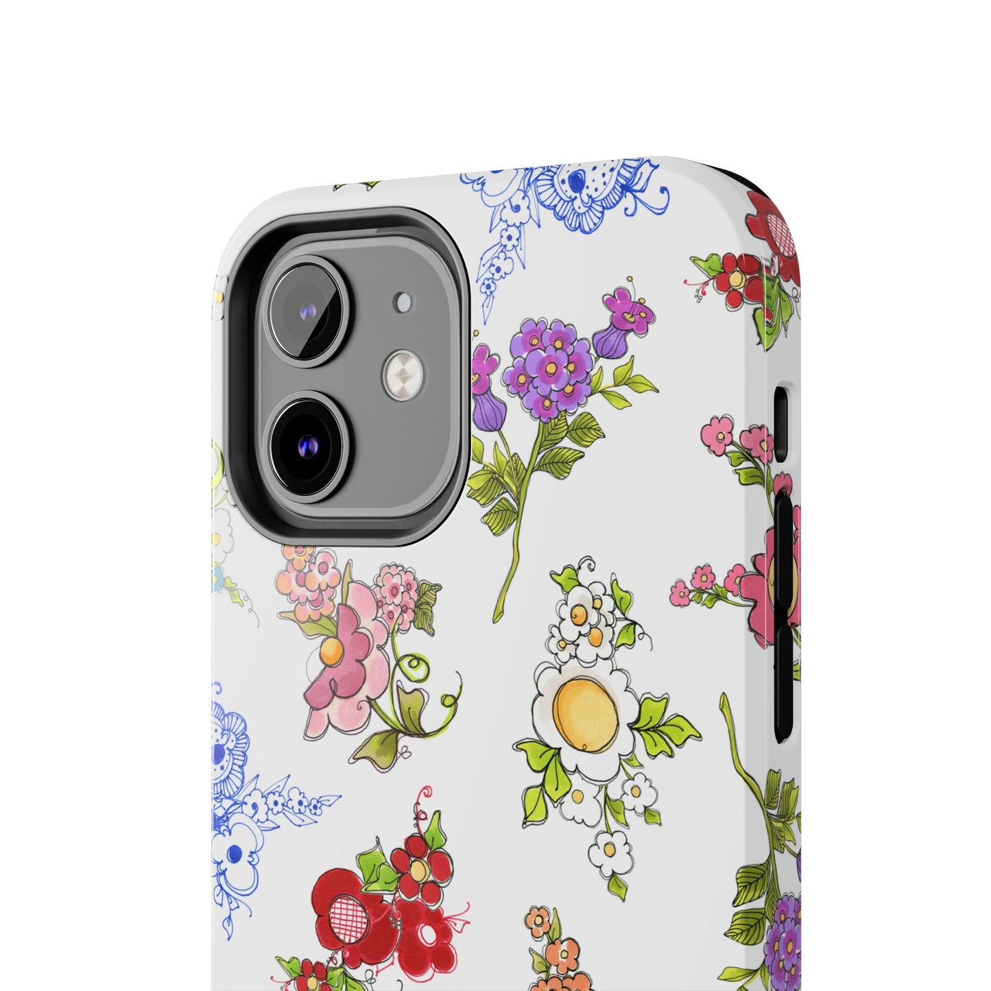 Mixed Bouquets White Phone Case