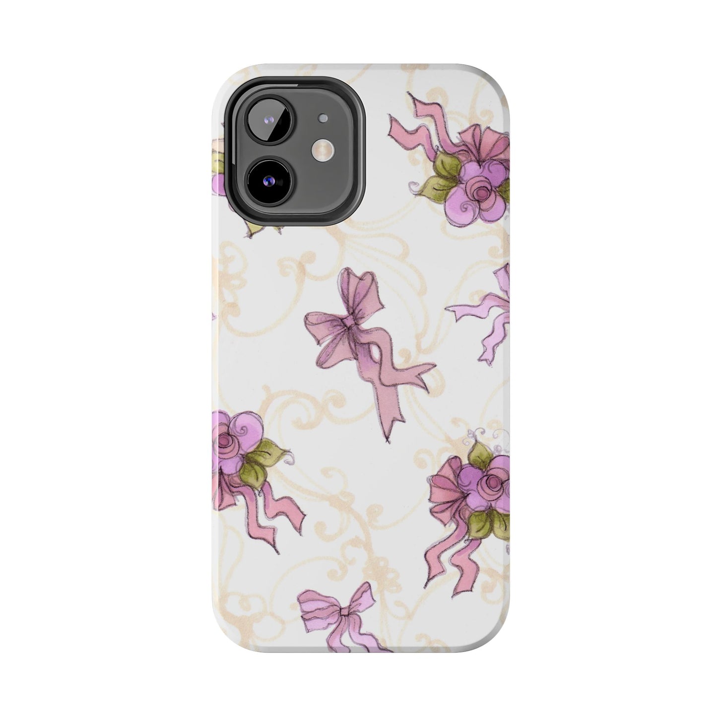 Flower Model Bow Flowers Phone Case