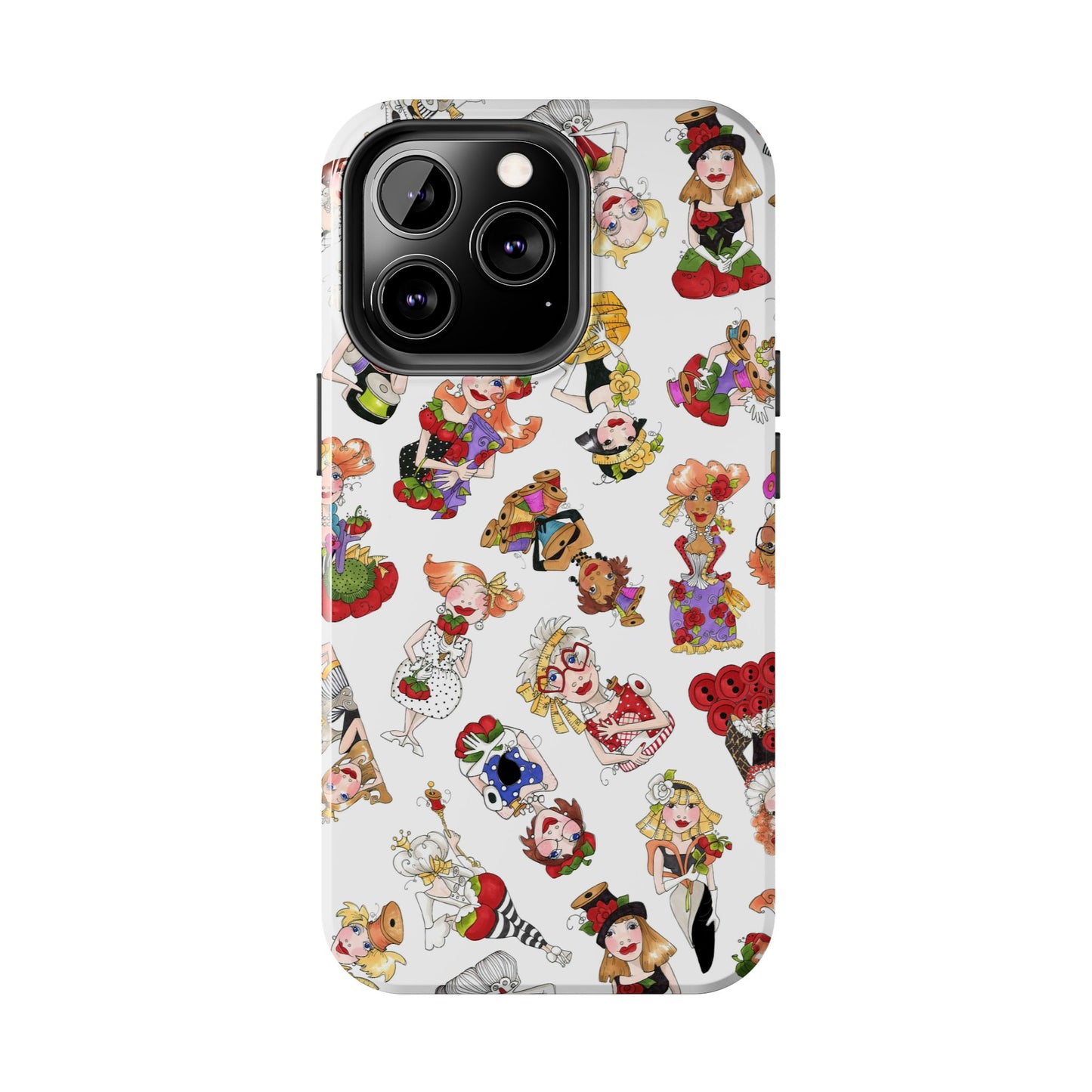 Curious Toss White Phone Case