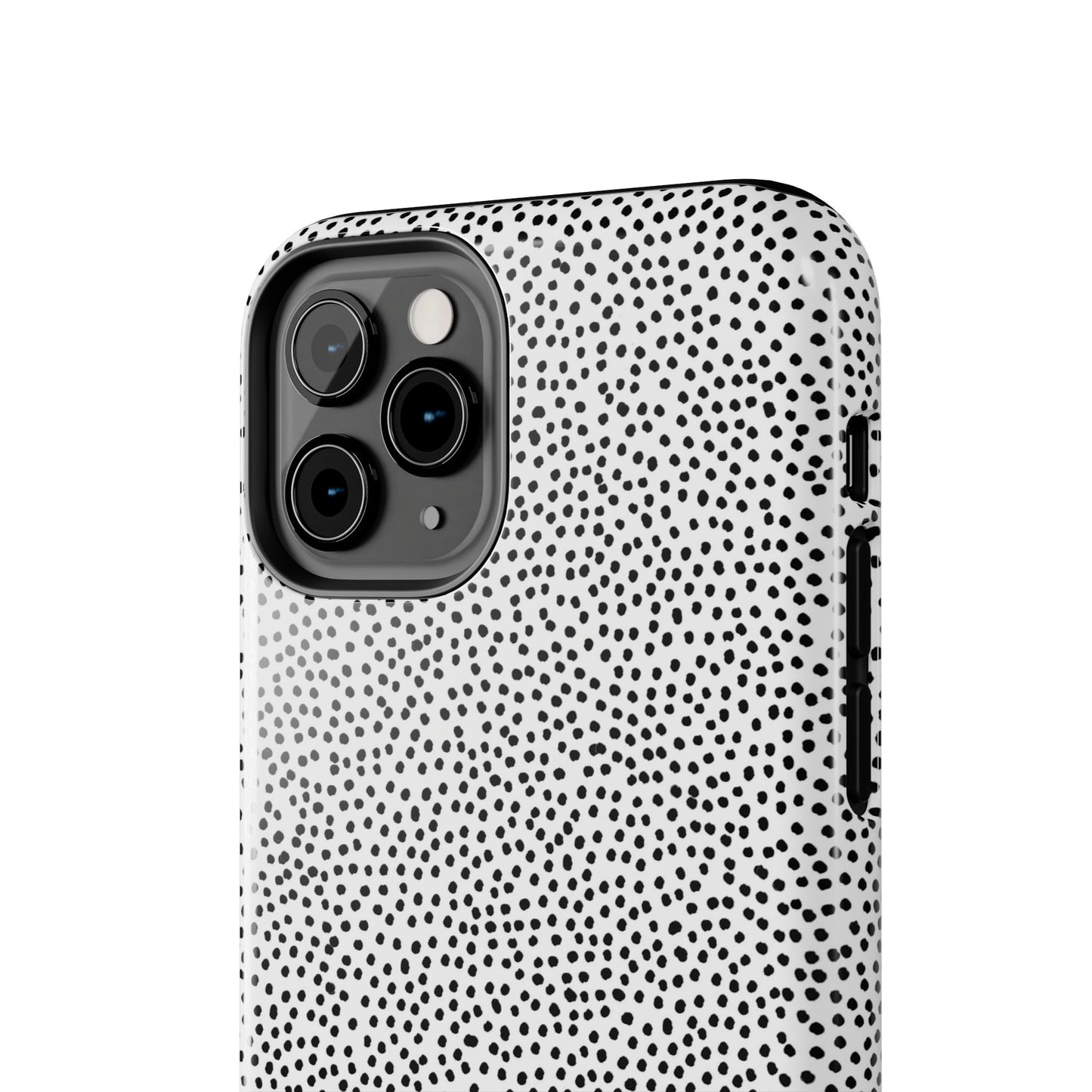 Baby Dots White / Black Phone Case