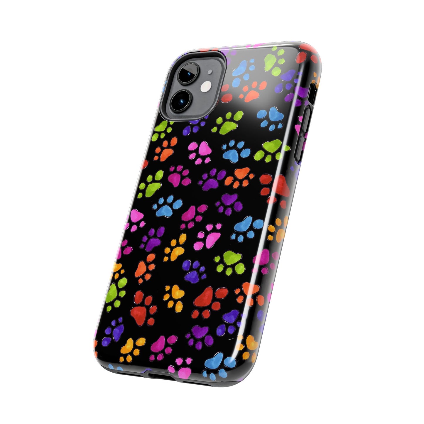 Fancy Paws Black Phone Case