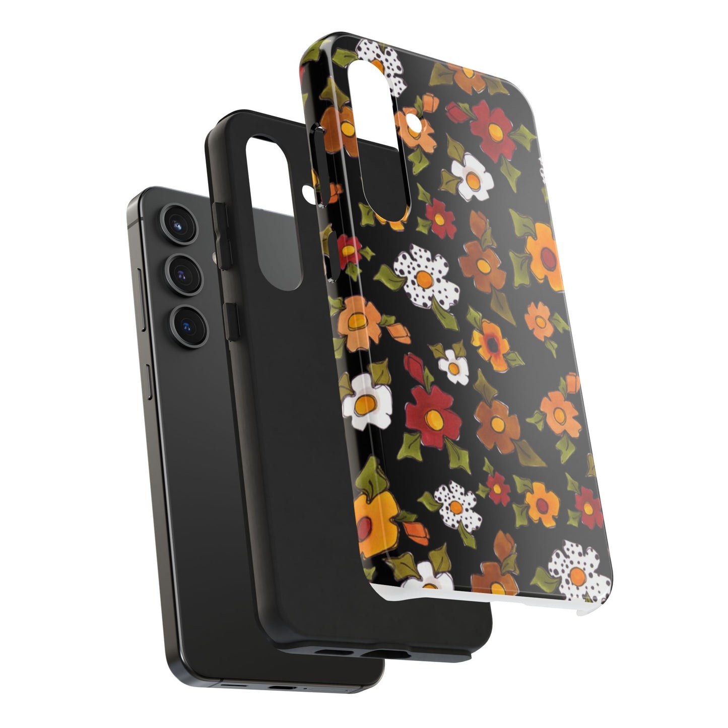 Spice Posie Black Phone Case