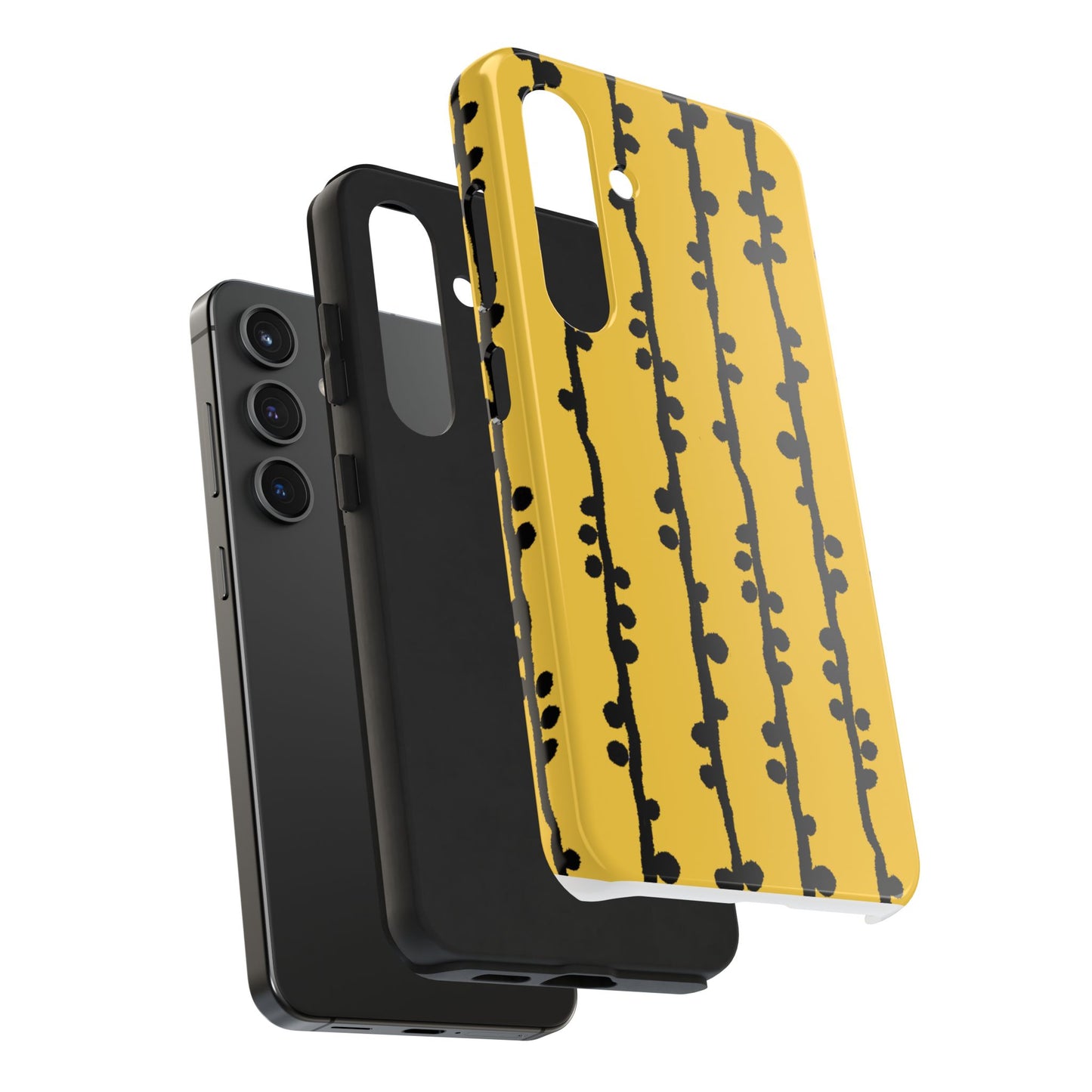 Loopy Stripe Yellow Phone Case