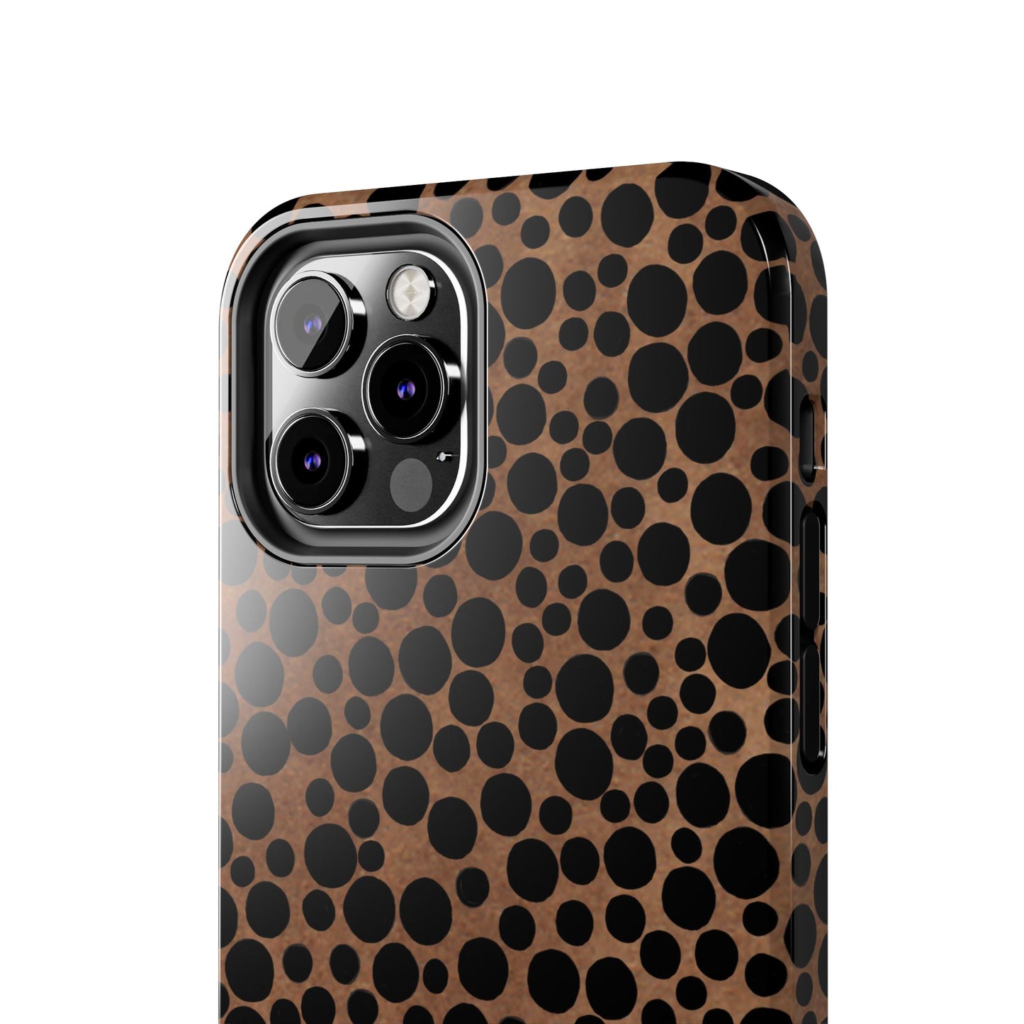 Felt Dots Caramel Phone Case