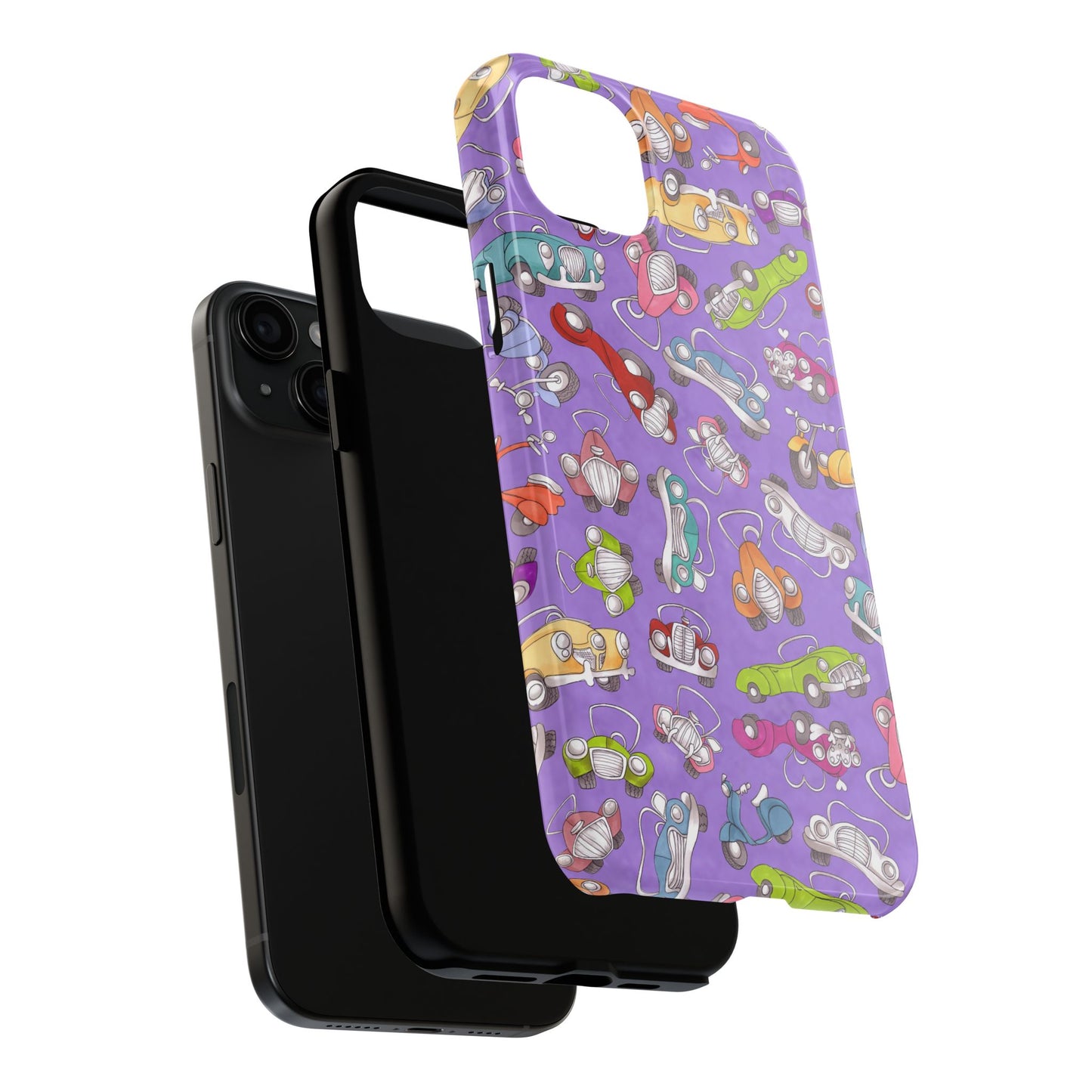 Pile Up Purple Phone Case