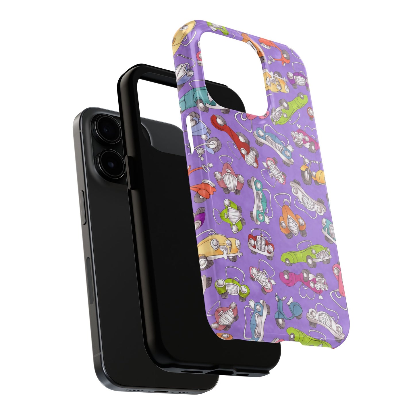 Pile Up Purple Phone Case