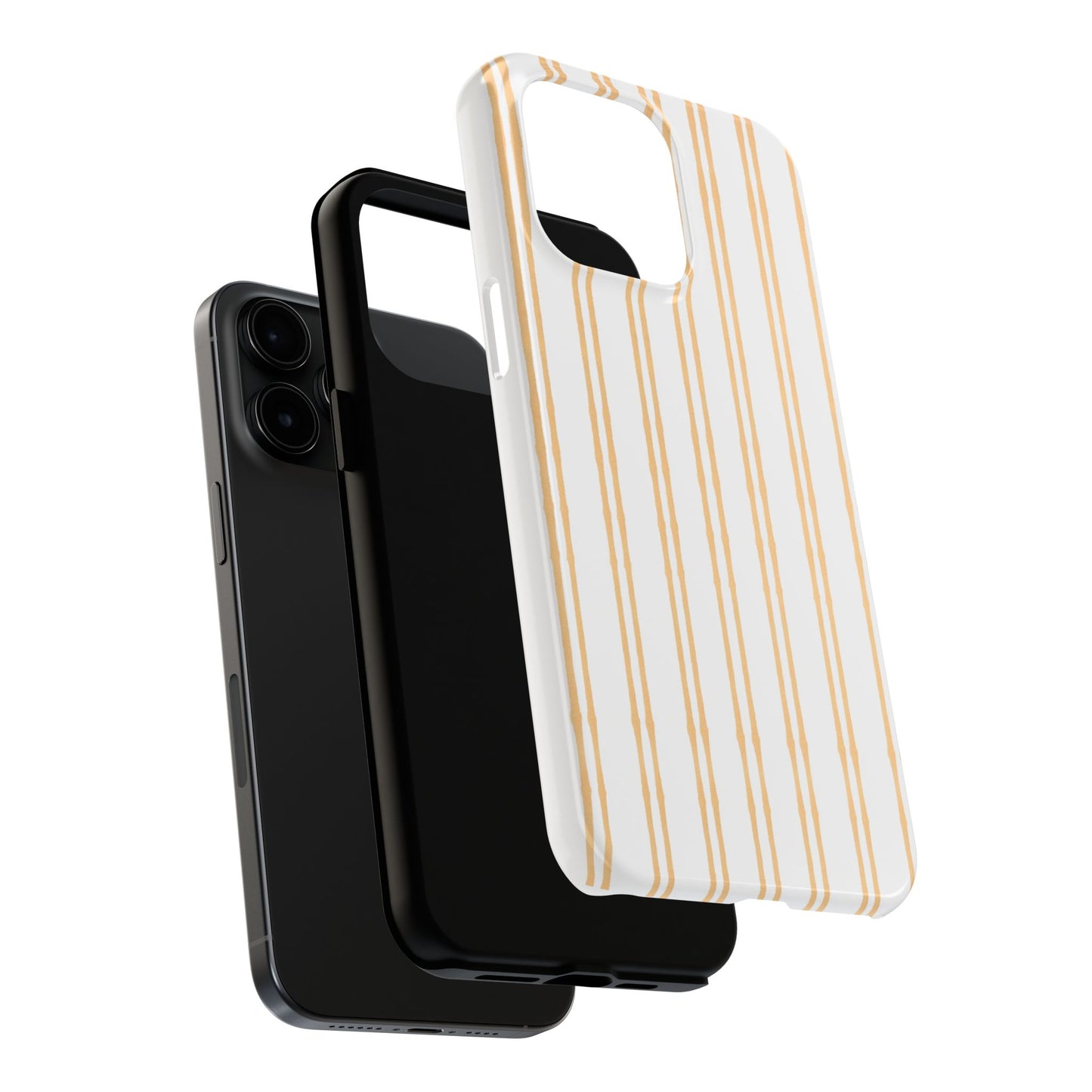 Double Stripe Yellow Phone Case