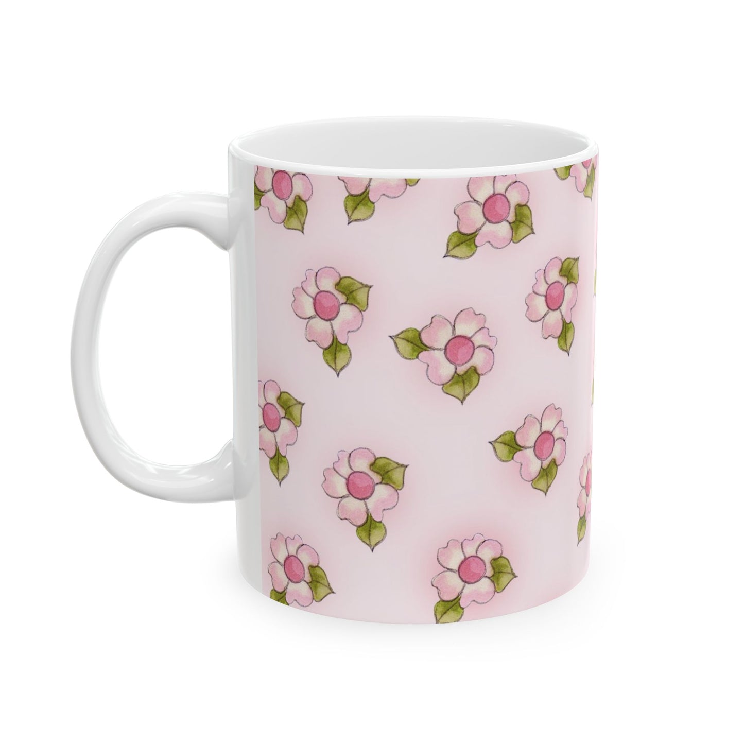 Daisy Delight Light Pink Cup