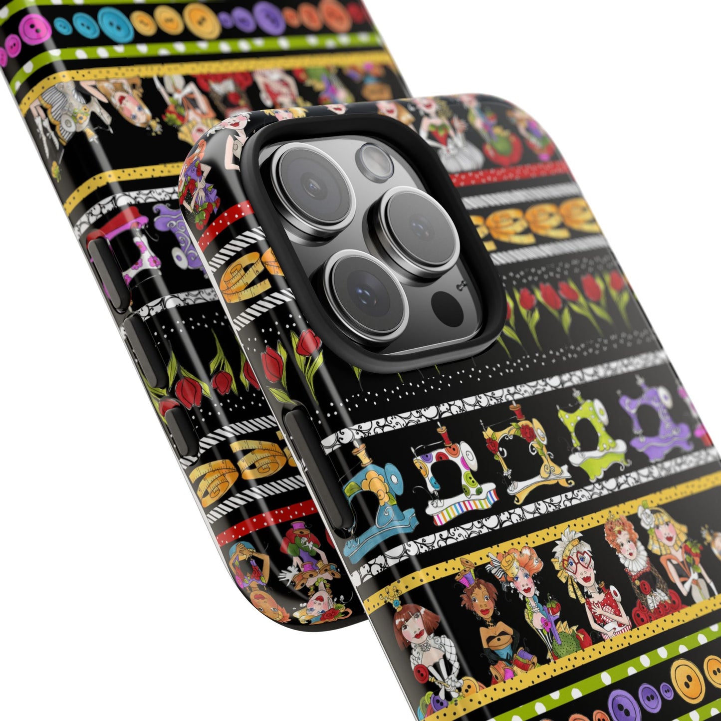 Curious Border Black Phone Case