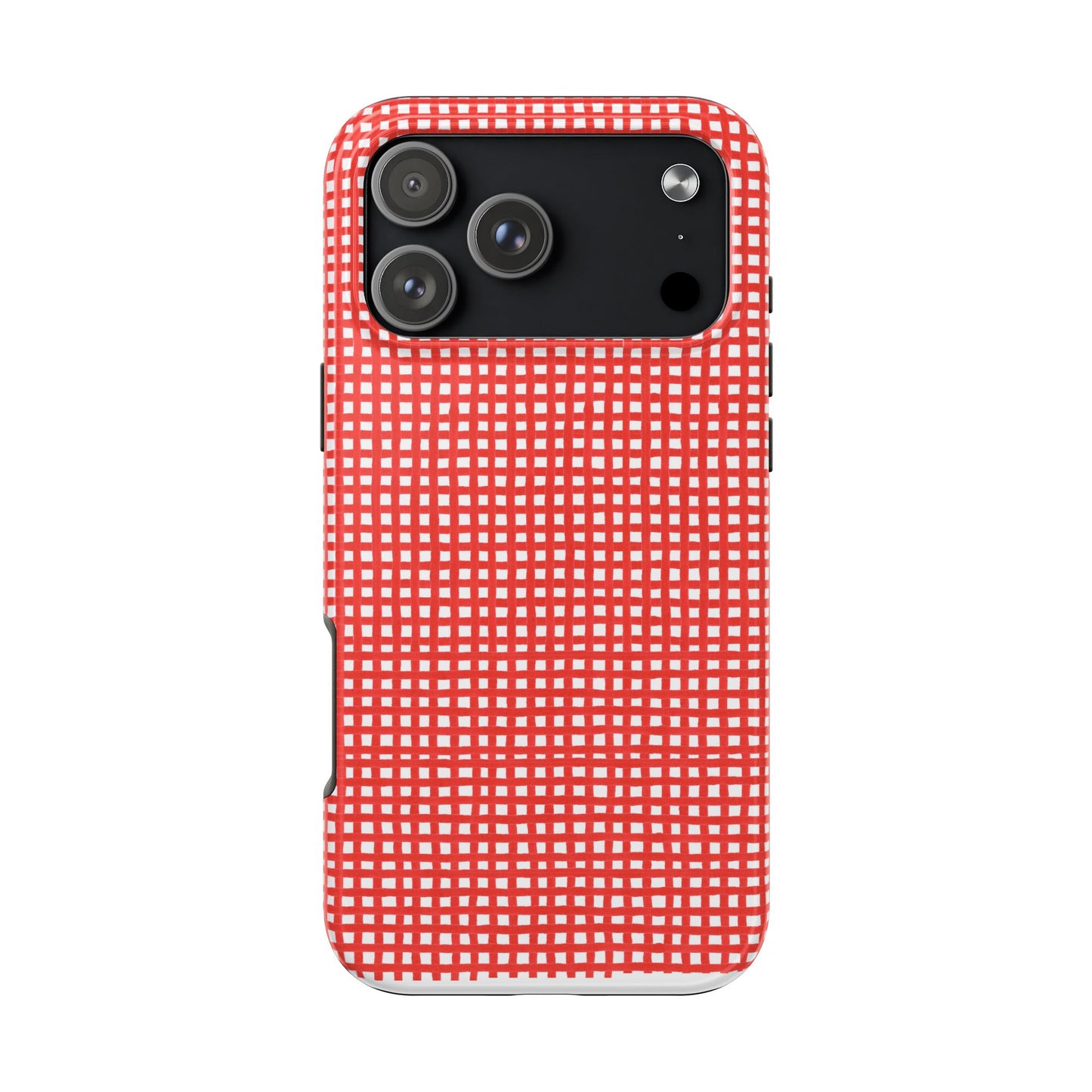 Chipper Check Red Phone Case