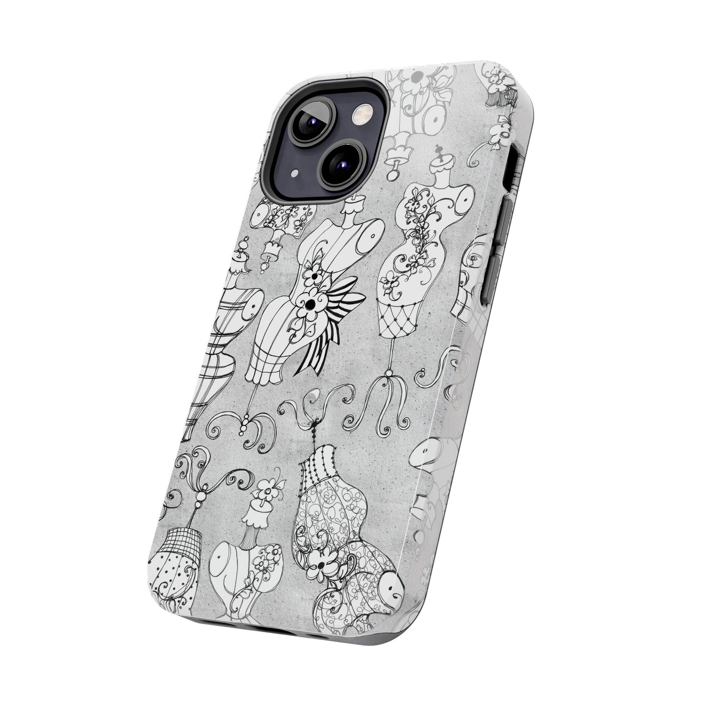 Mannequineque Silver Phone Case