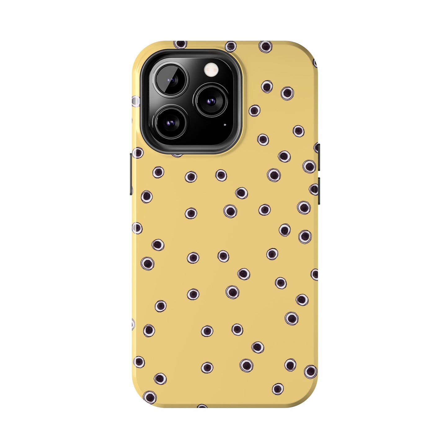 Halo Dots Yellow Phone Case