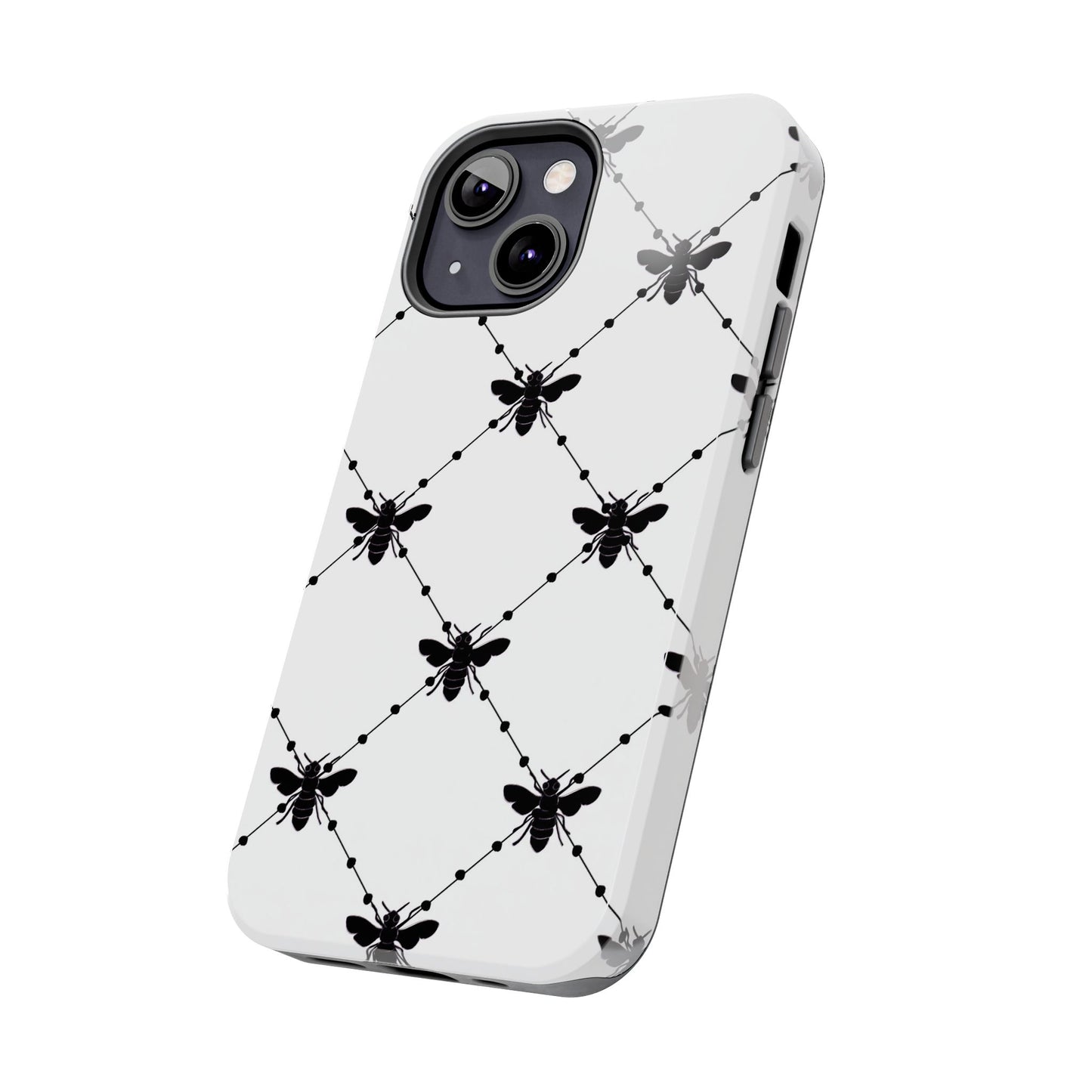 Beaded Bees White Phone Case