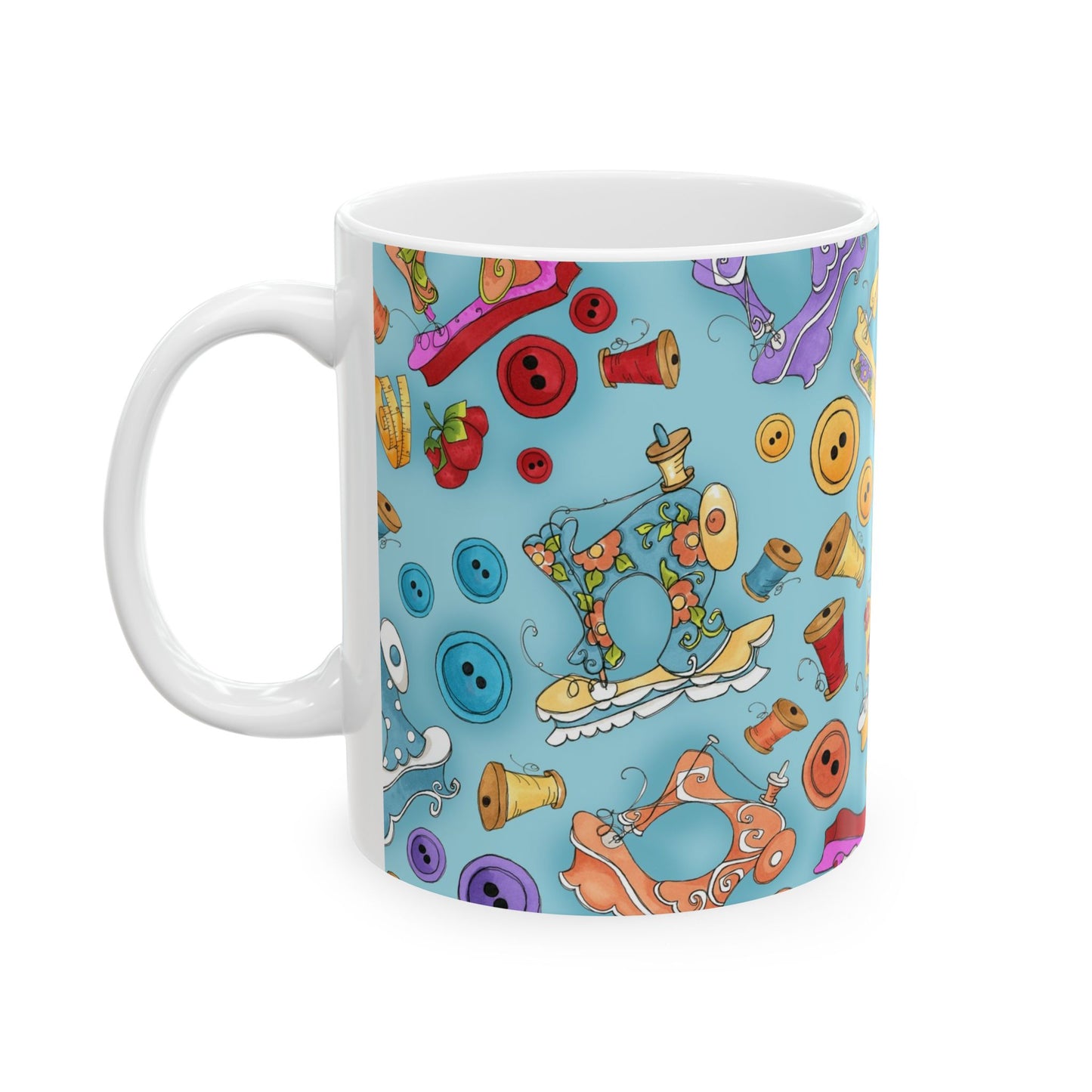 Sew Assorted Turquoise Cup