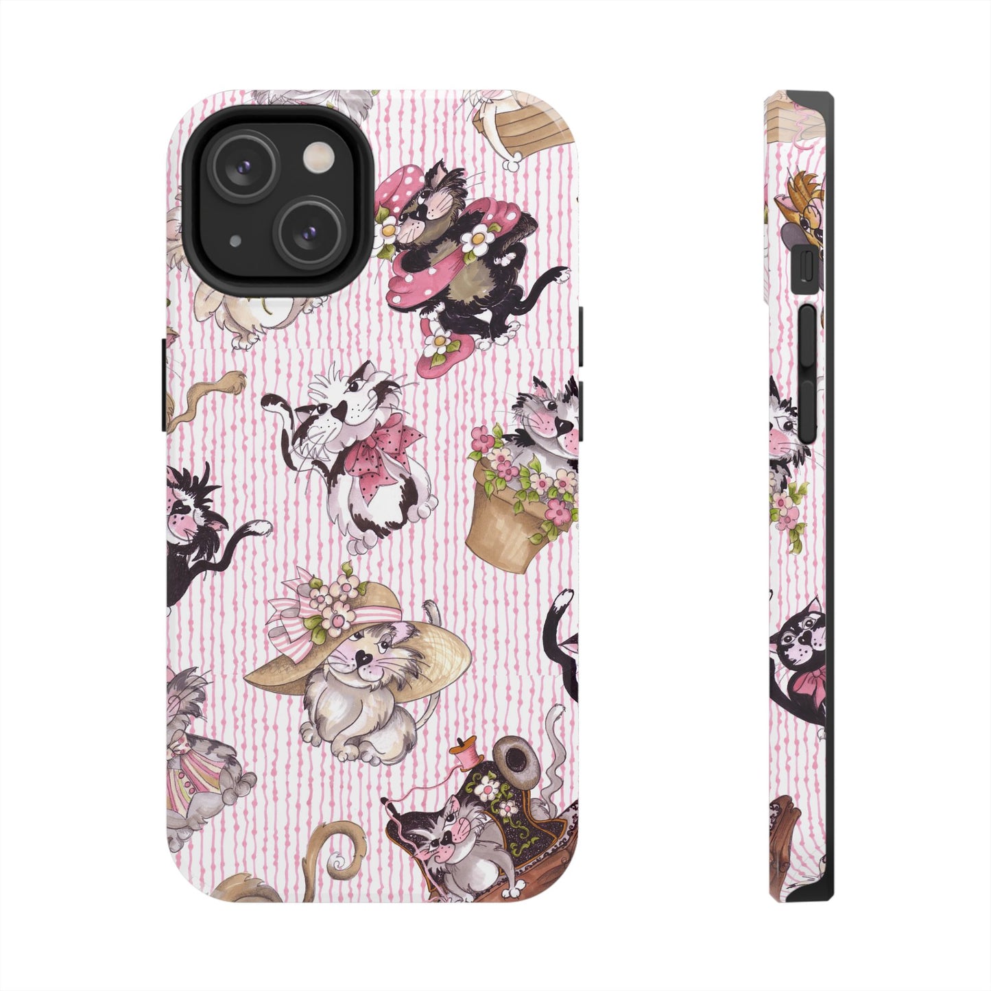 Fancy Cats Pink Phone Case