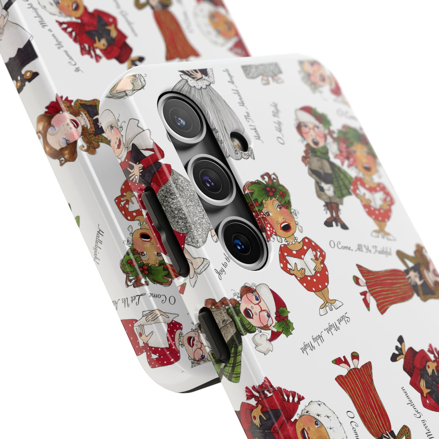 Tossed Carolers Phone Case