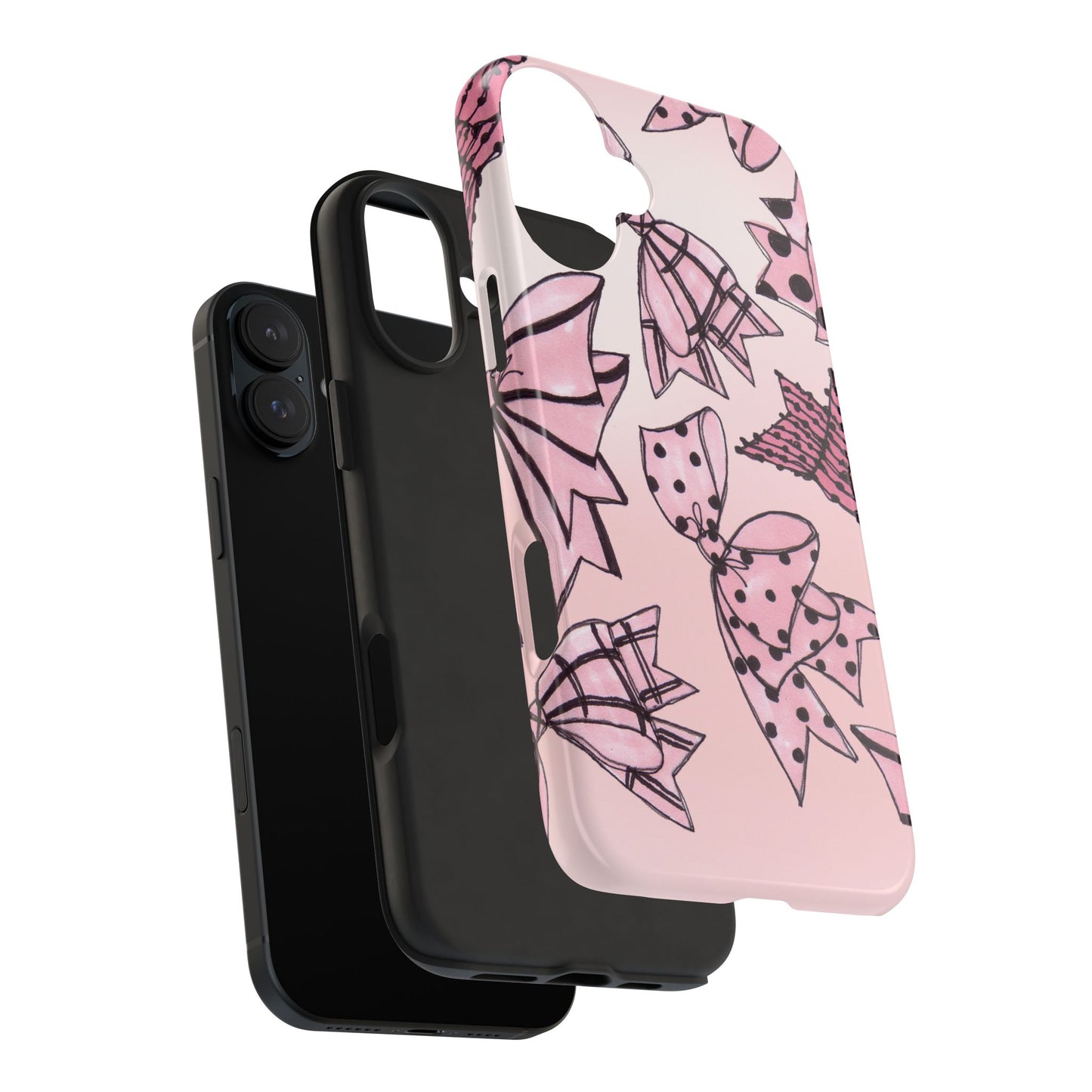 Cat Bows Pink Phone Case