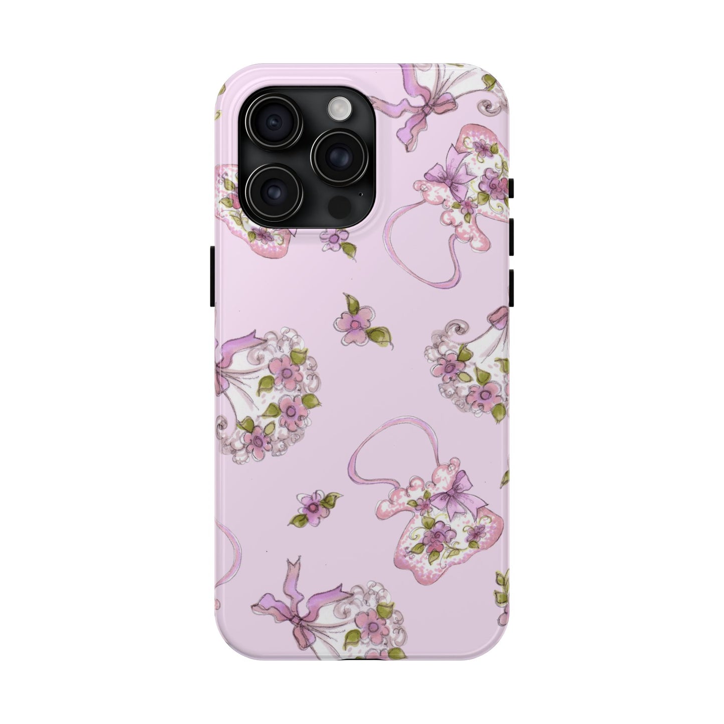 Flower Model Hand Bag Phone Case
