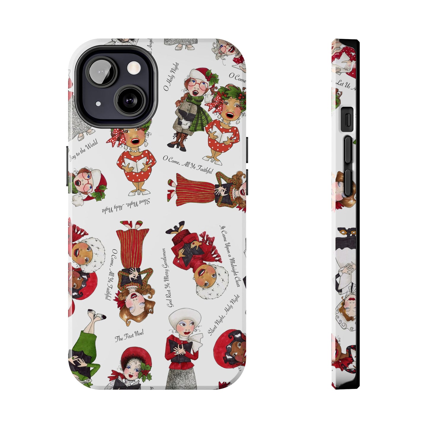 Tossed Carolers Phone Case
