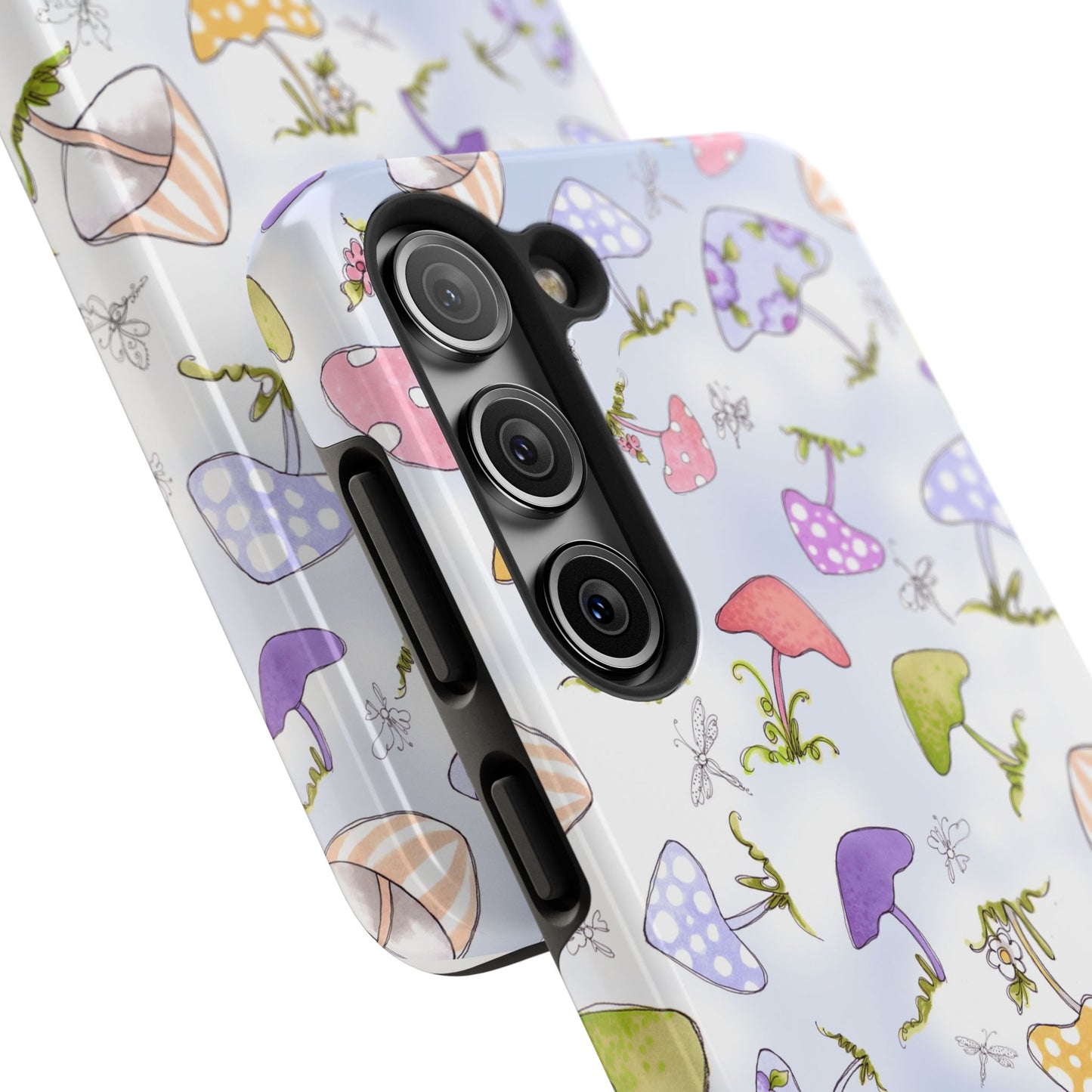 Mushroom Toss Blue Phone Case