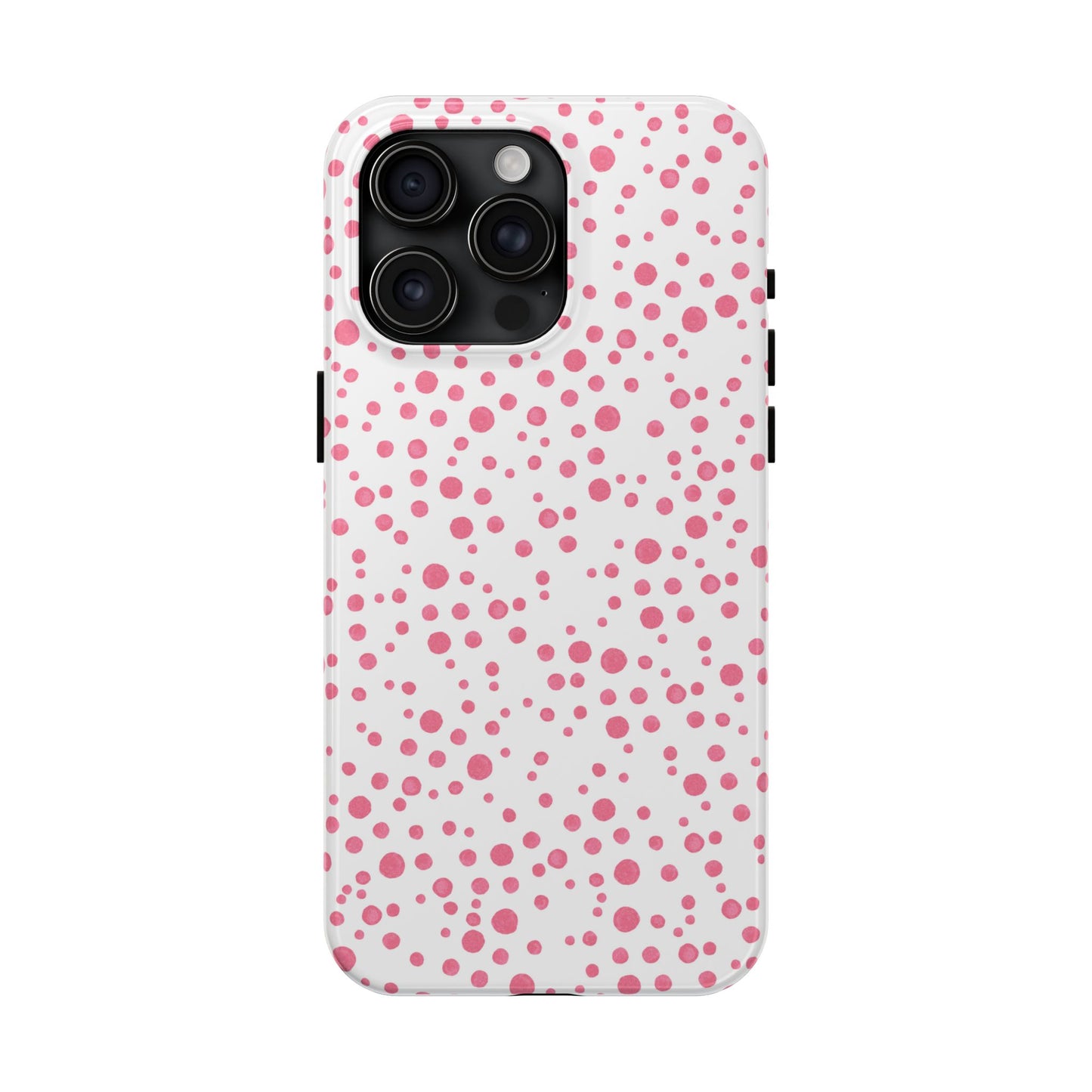 Balloon Dots White / Pink Phone Case