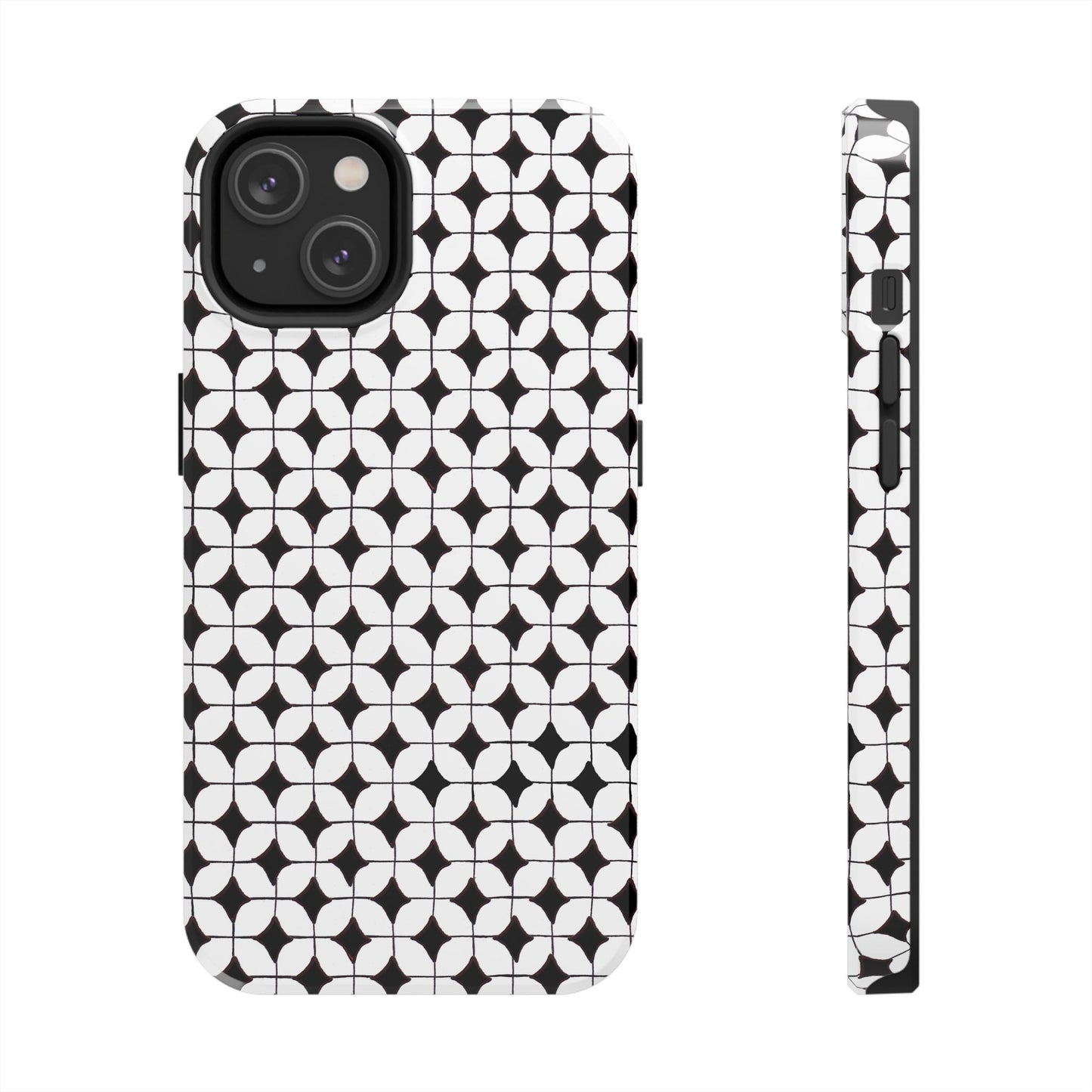 Tile-ish Black Phone Case