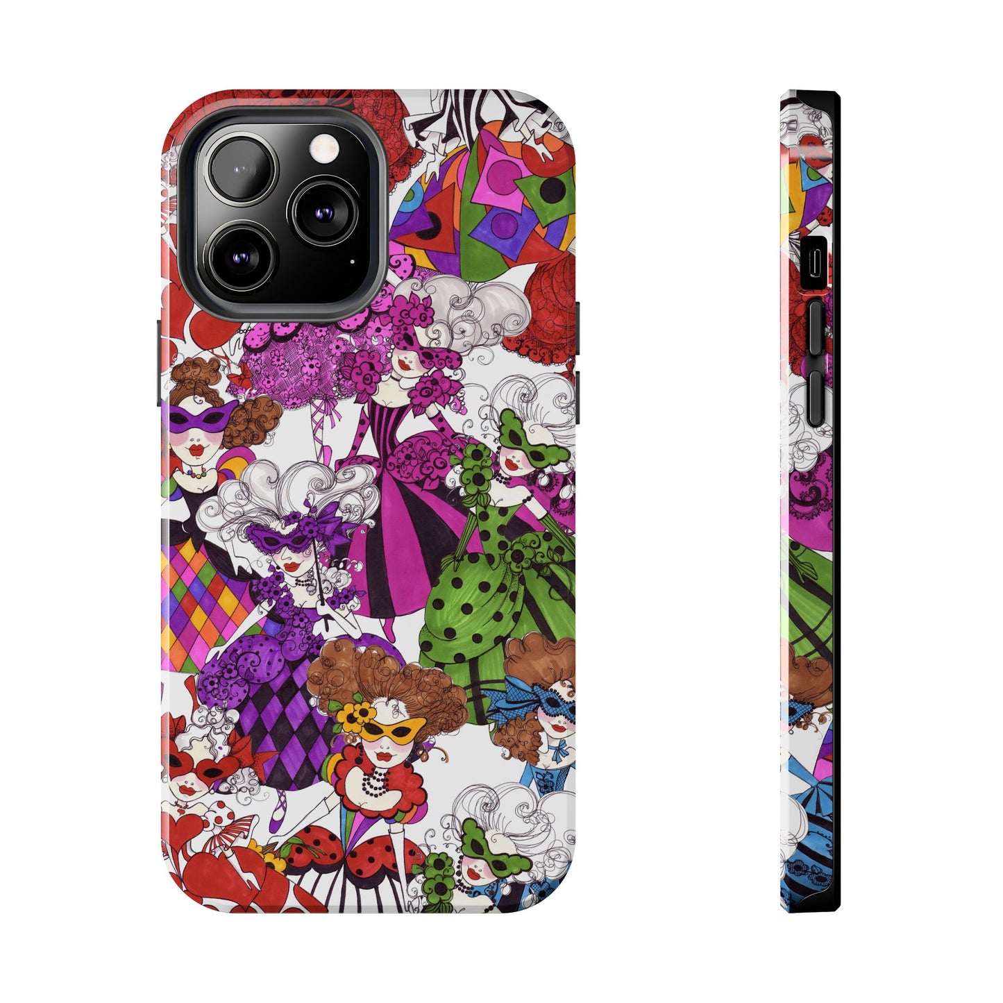 Crowded Dance Floor White Phone Case