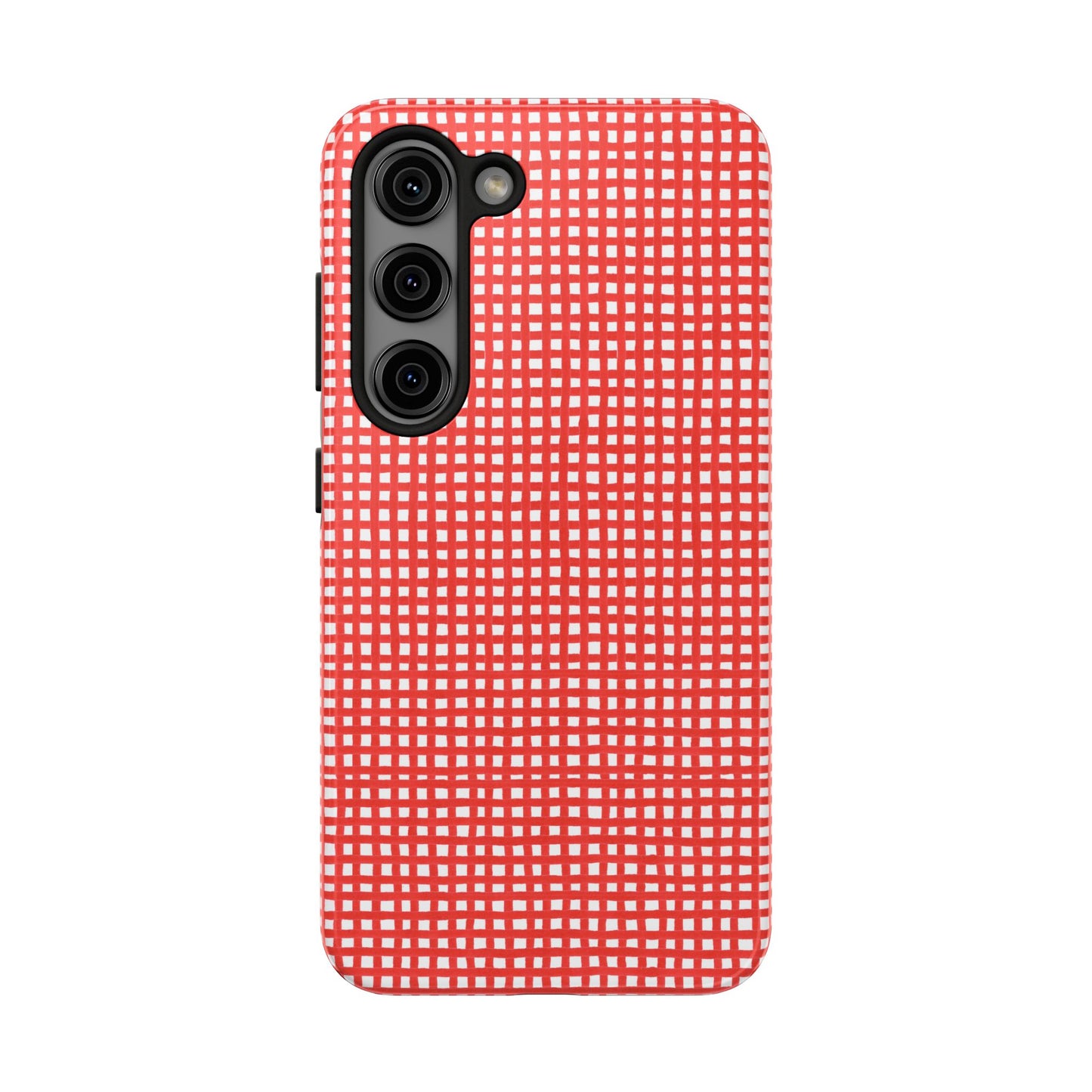 Chipper Check Red Phone Case