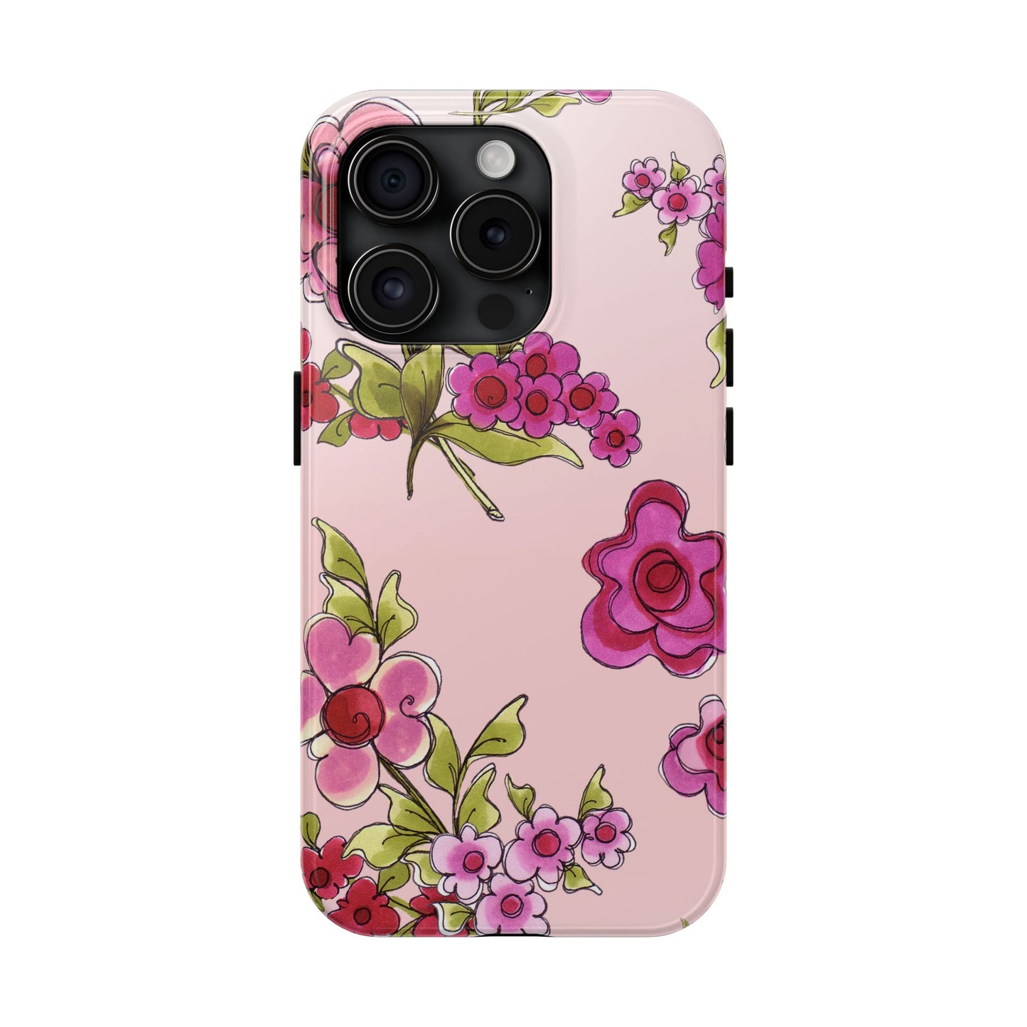 Jumbo Floral Pink Phone Case