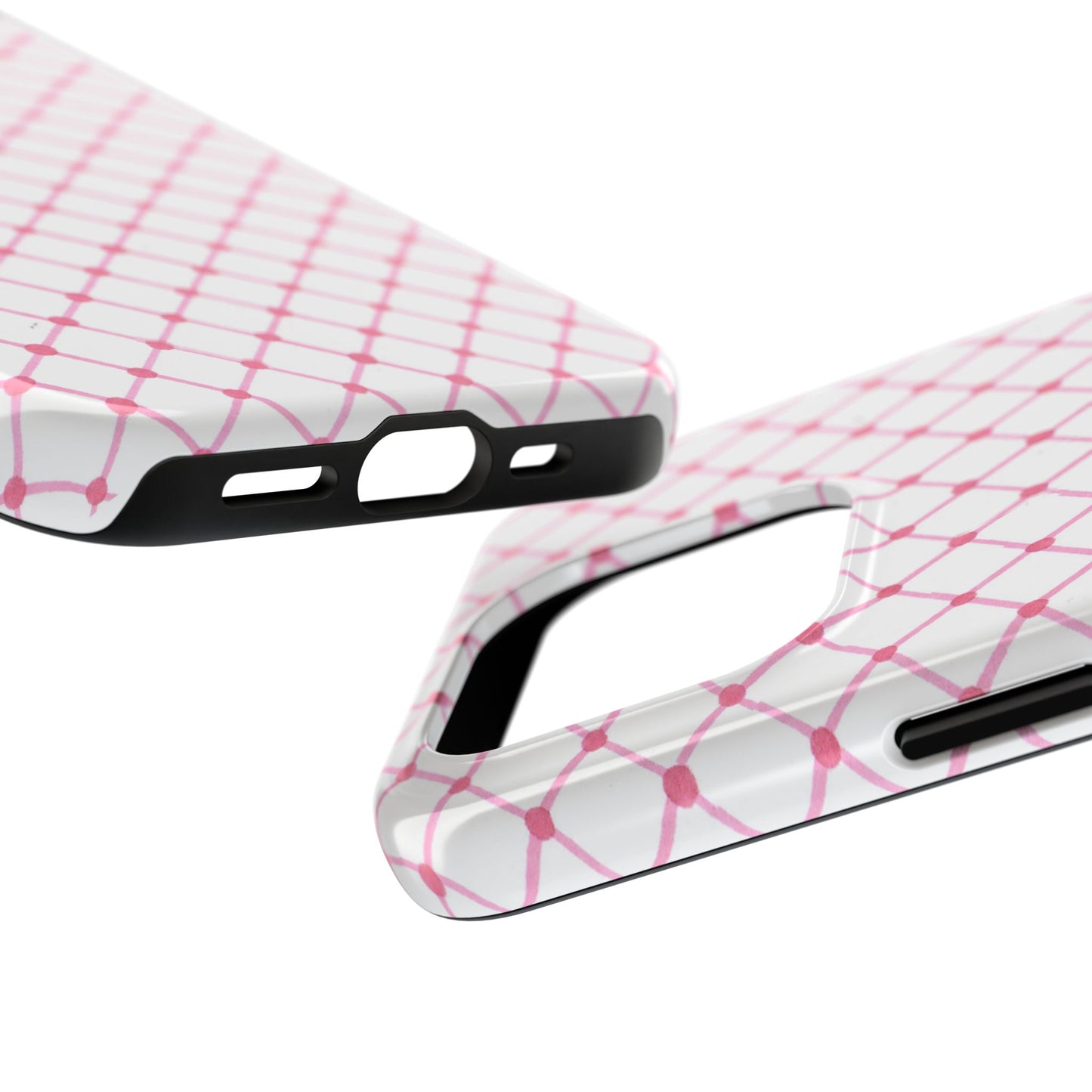 Cyclone Fence White / Pink Phone Case