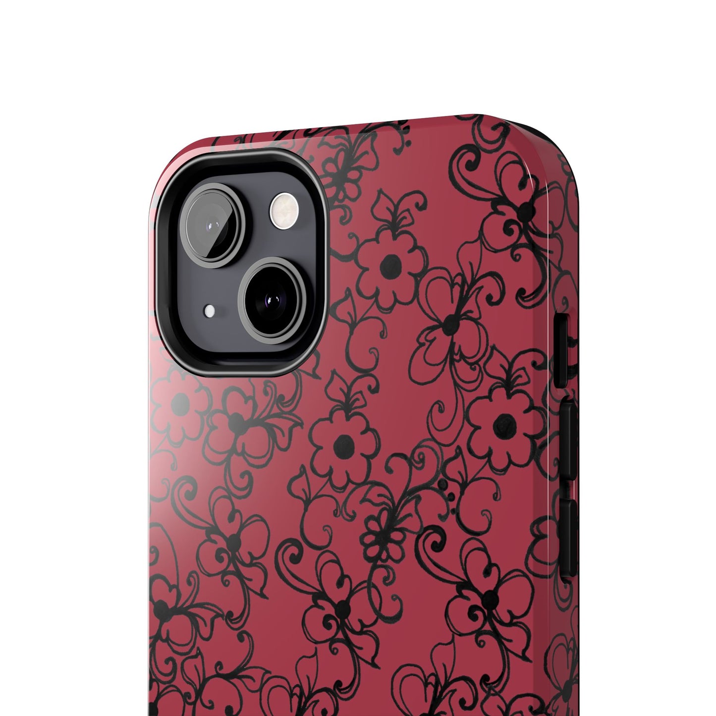Daisy Jungle Red Phone Case