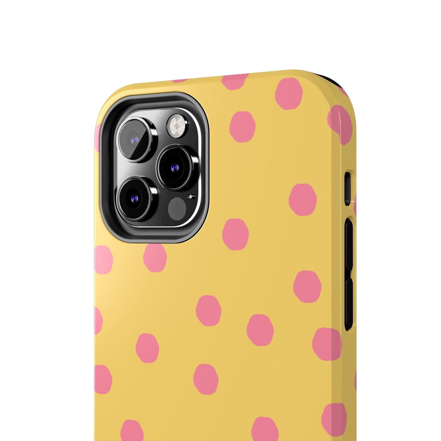 Jumbo Dots Yellow / Pink Phone Case