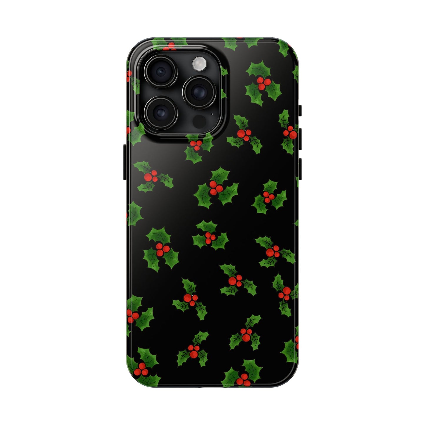Lotsa Holly Black Phone Case