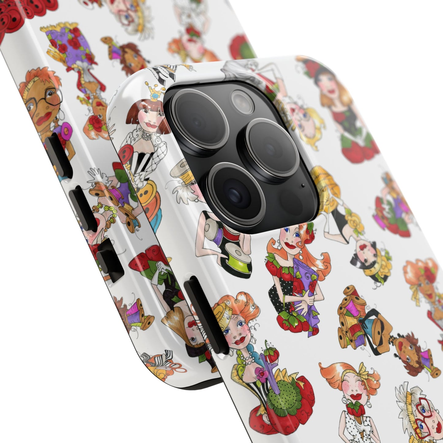 Curious Toss White Phone Case