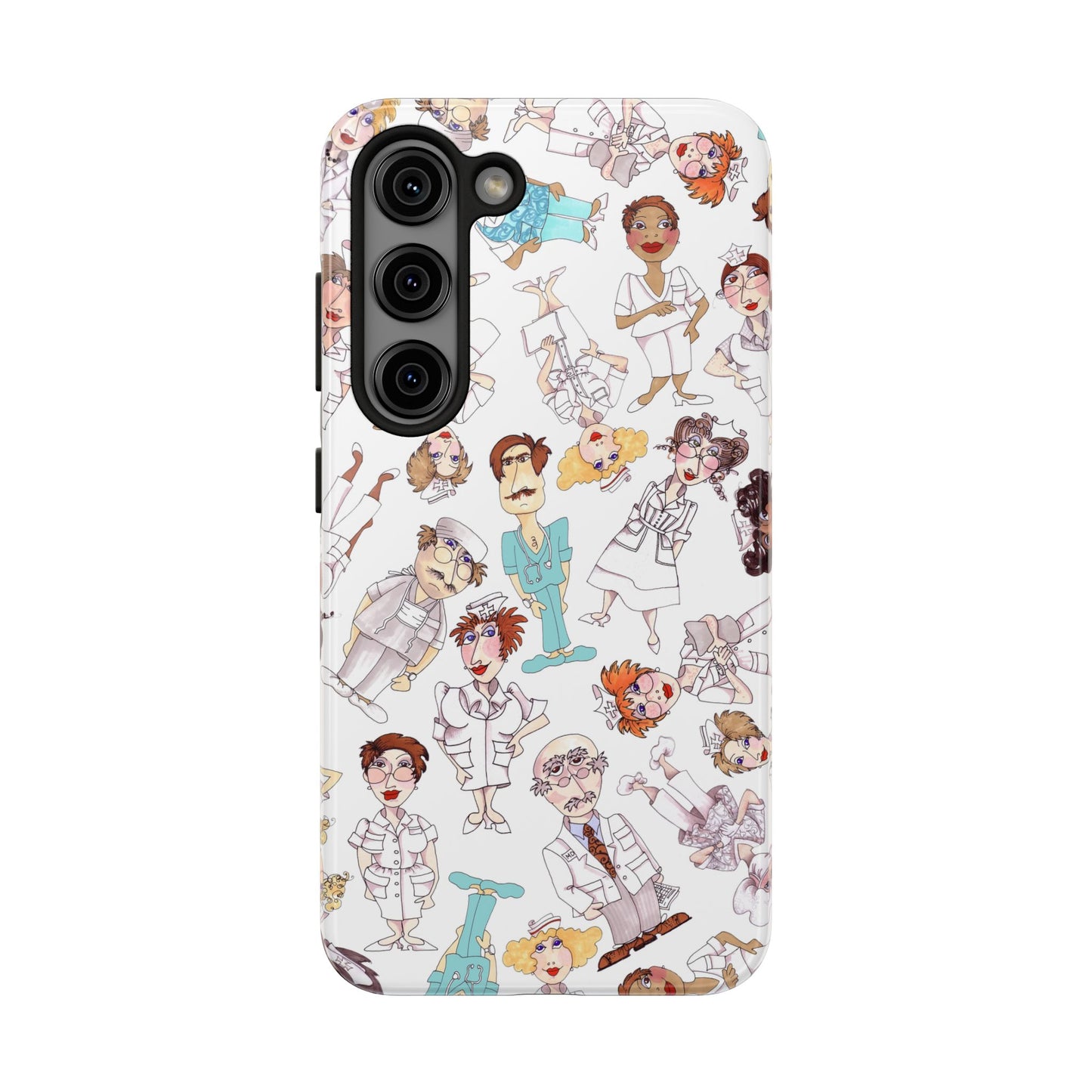 Happy Staff White Phone Case