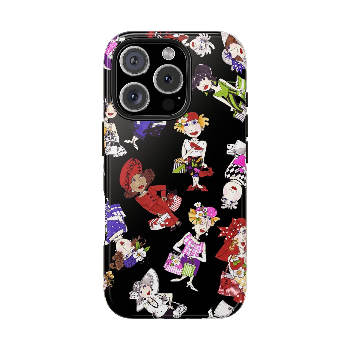 Gone Shopping Tossed Black Phone Case